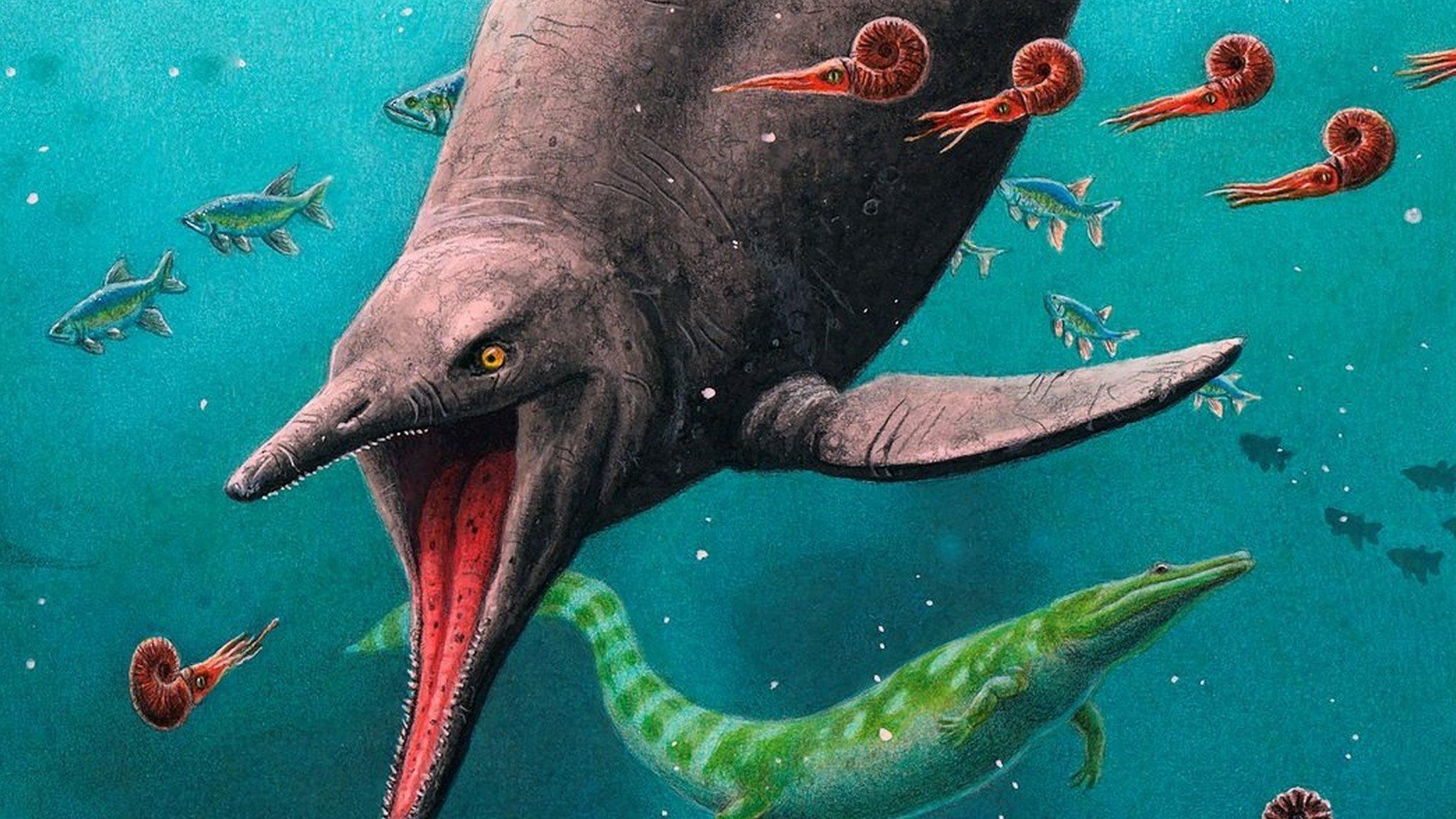 ichthyosaur -in-the-sea.