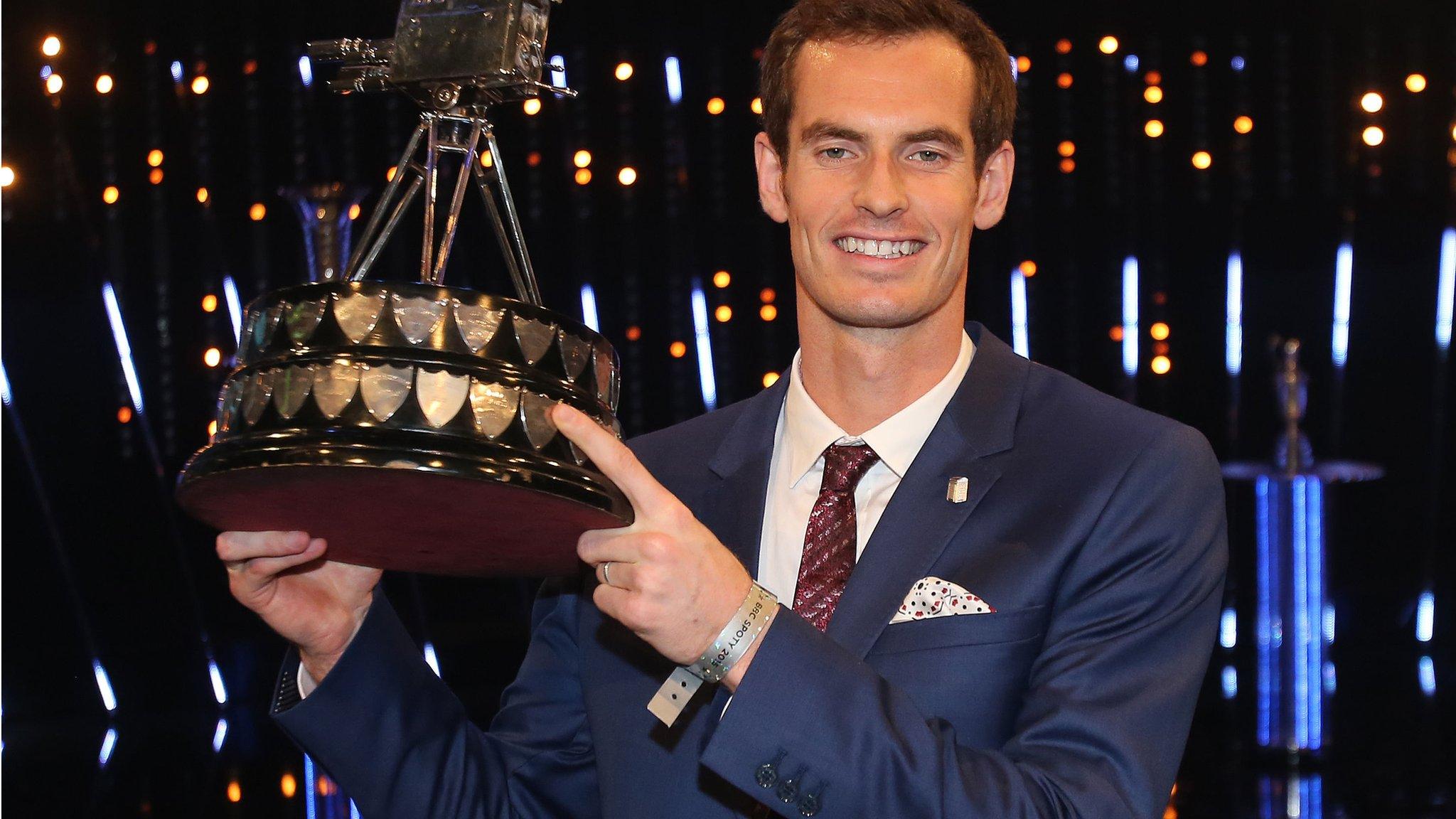 Andy Murray after winning the 2015 Sports Personality of the Year