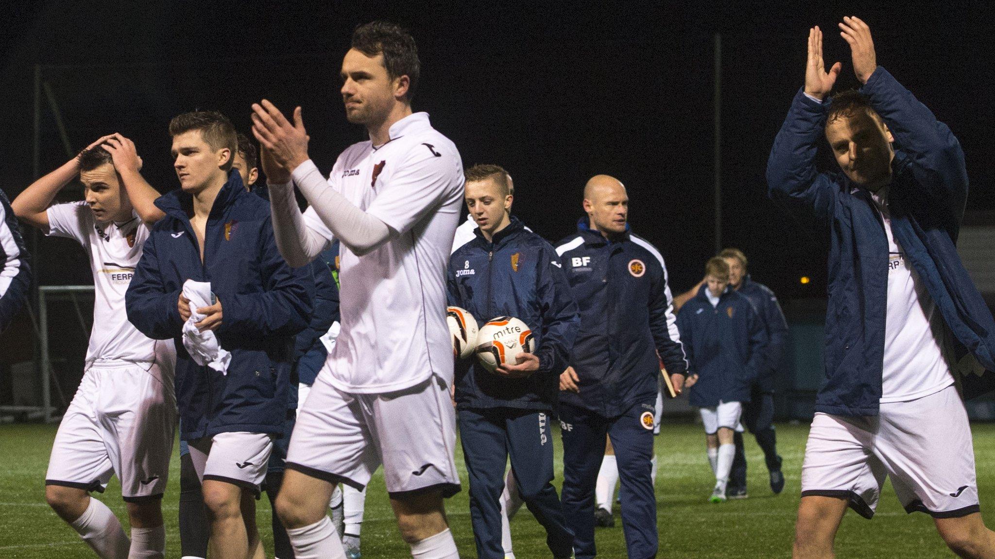 East Kilbride applaud their fans