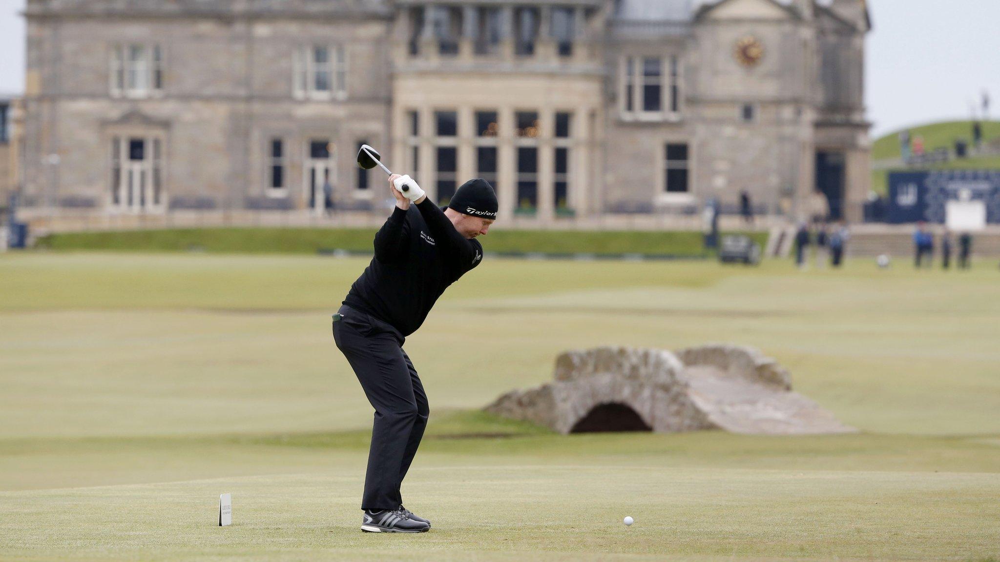 Scottish golfer Stephen Gallacher