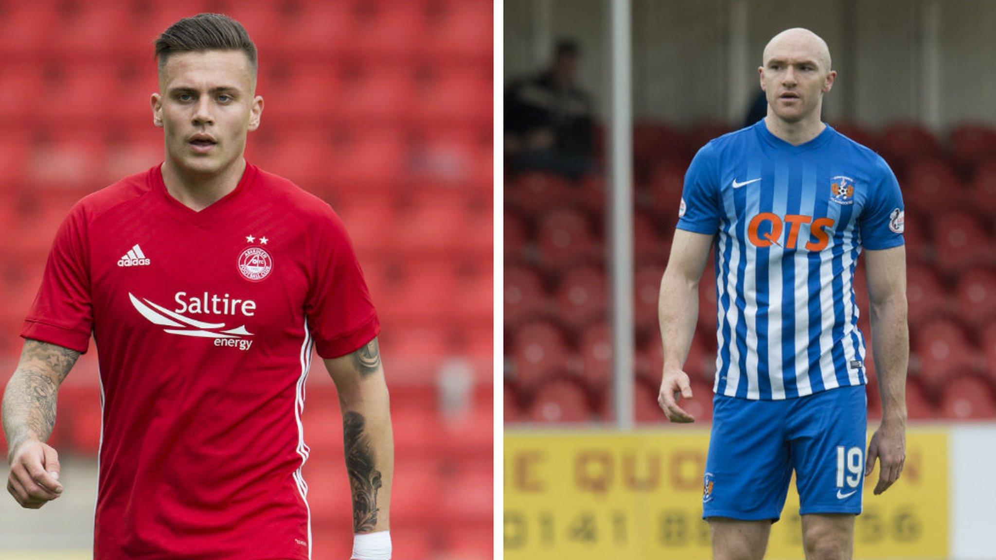 Strikers Miles Storey (left) and Conor Sammon