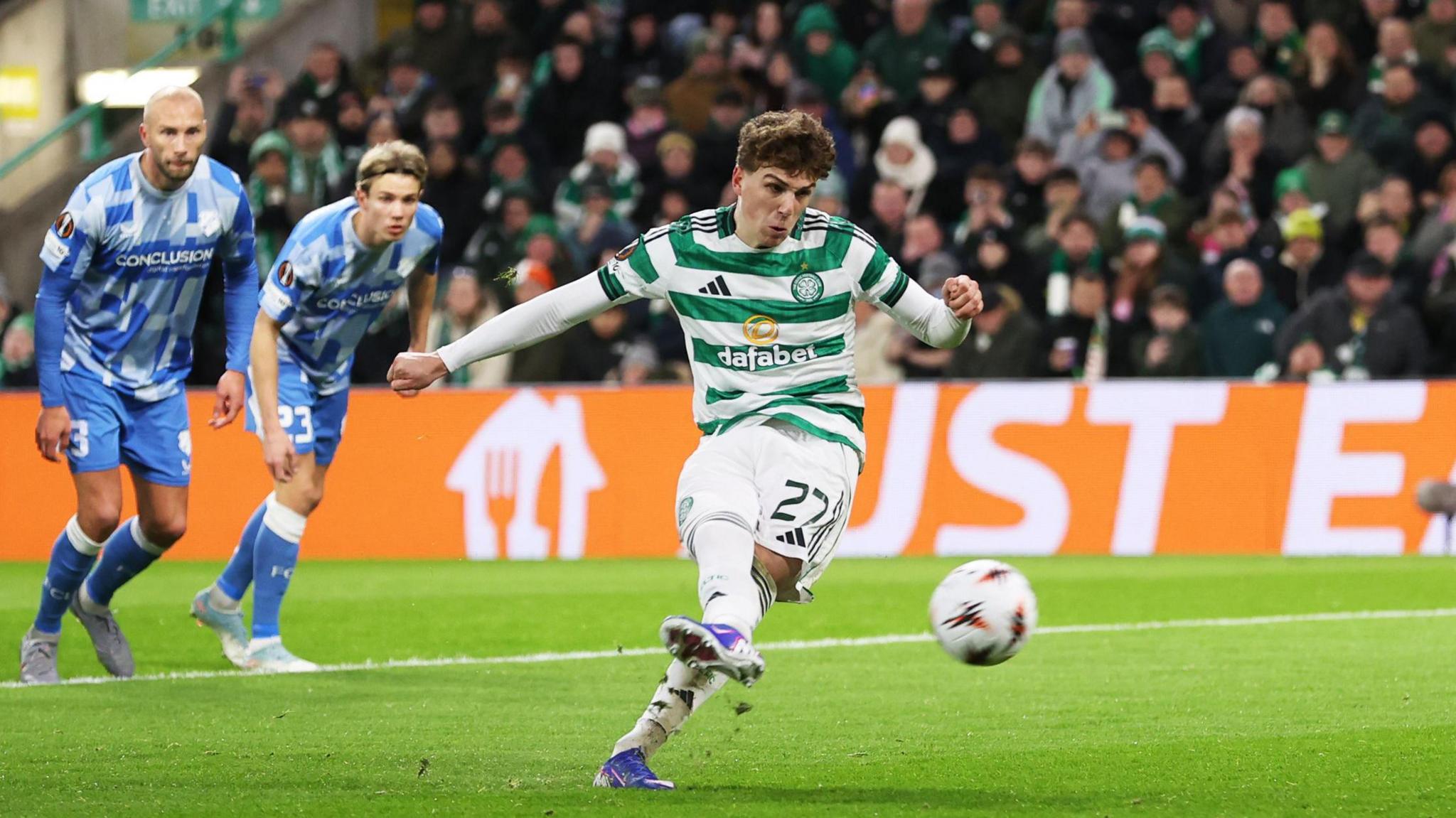 Celtic midfielder Arne Engels