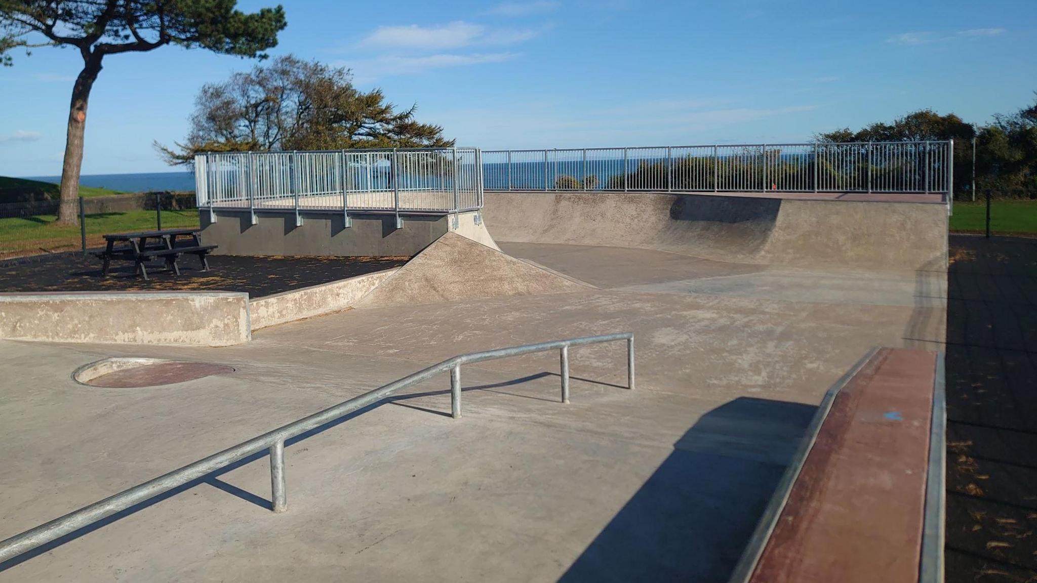 A brand new skate park sits on the outskirts of Larne 