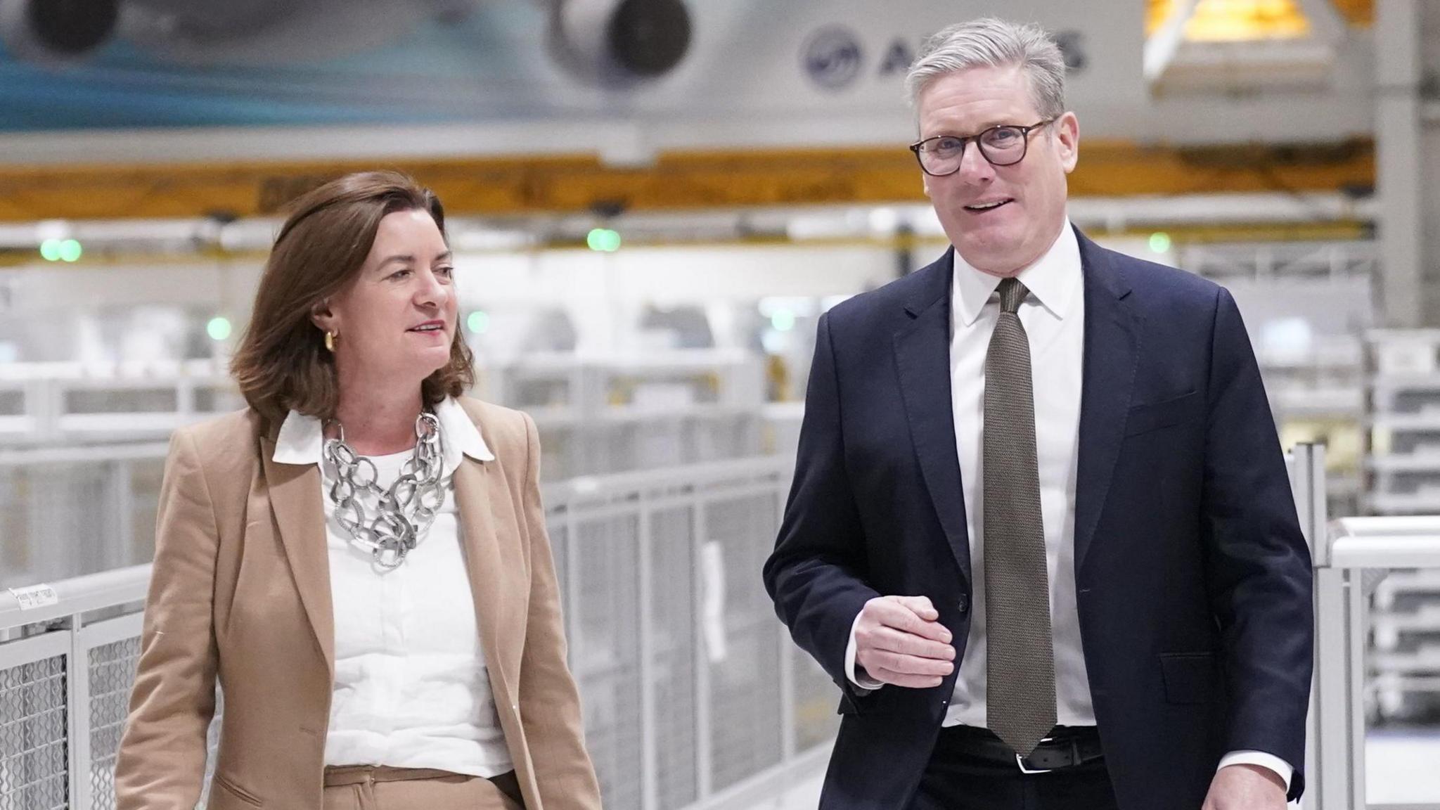 Eluned Morgan a Keir Starmer