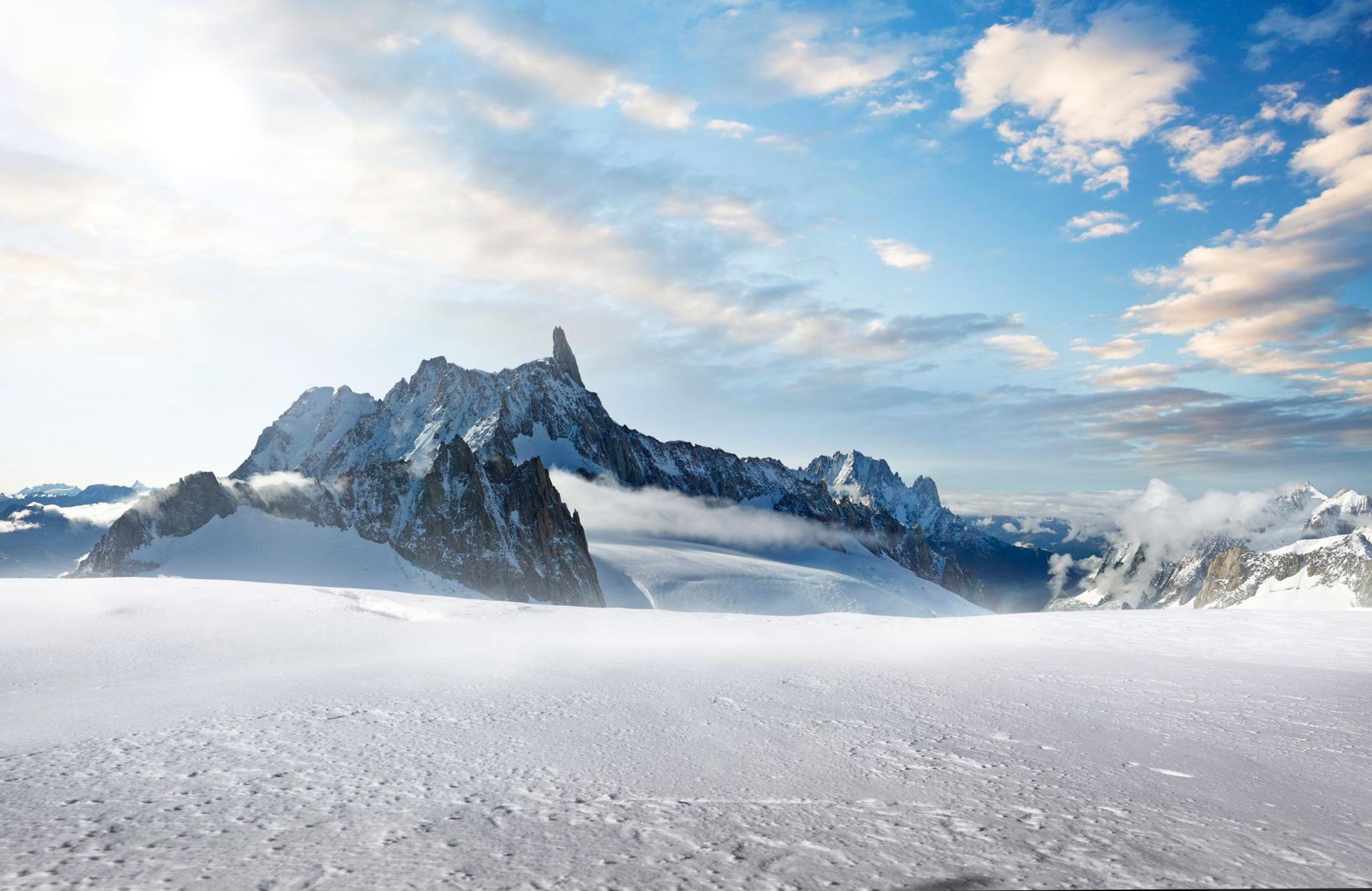 Mont Blanc in the Alps
