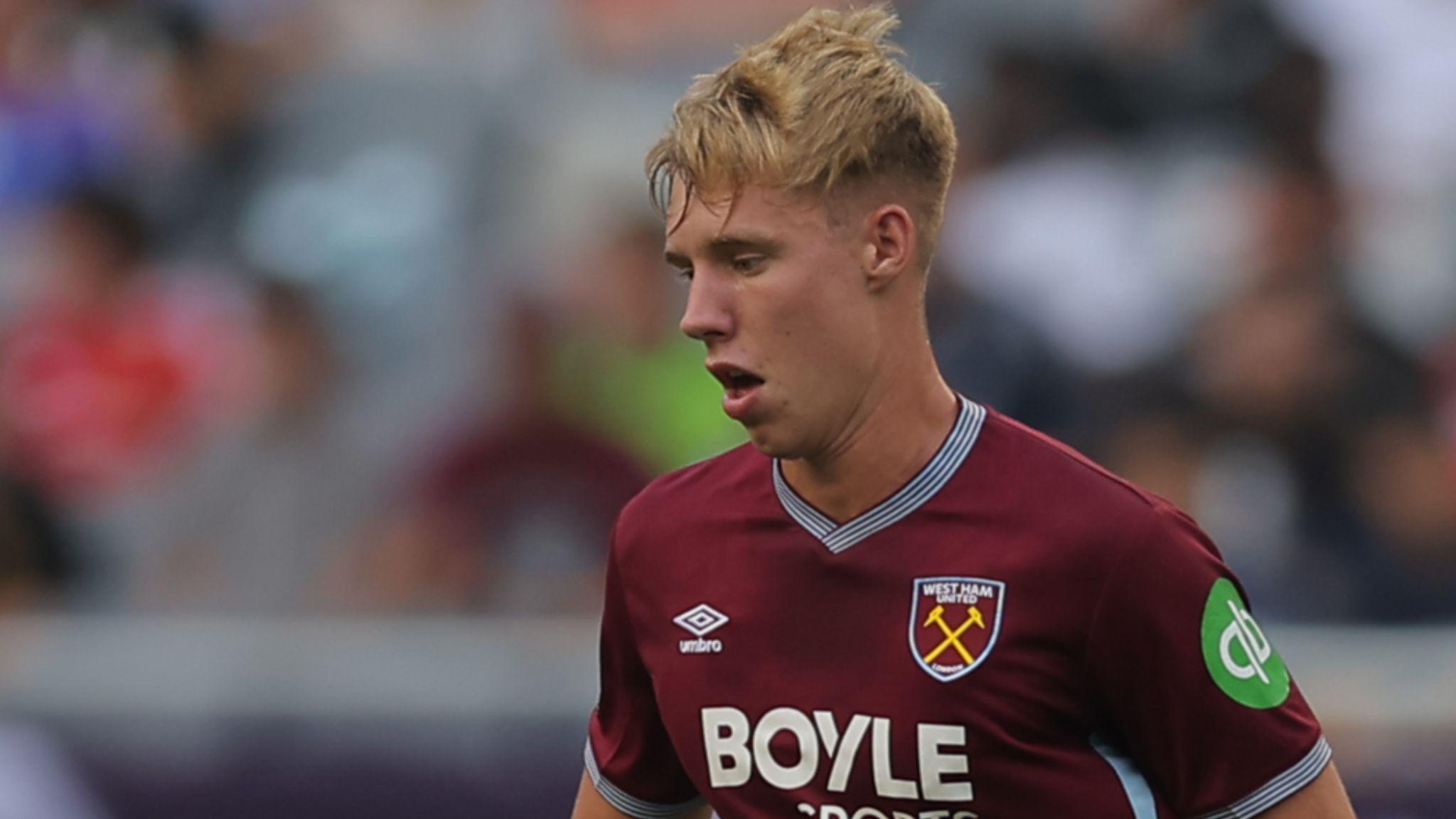 Kaelan Casey in action for West Ham