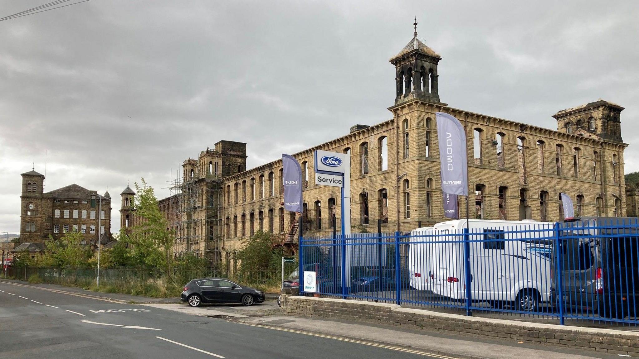 The main Genappe Mill building was destroyed in an arson back in 2022