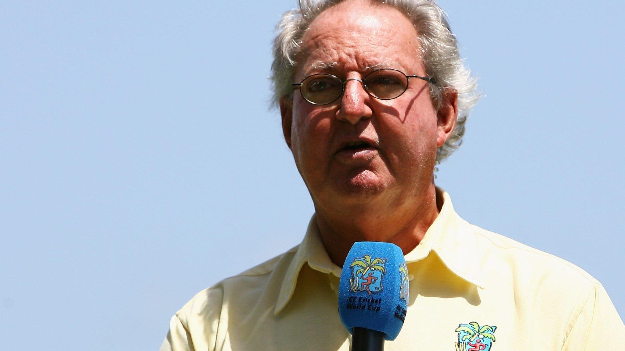 West Indian commentator Tony Cozier