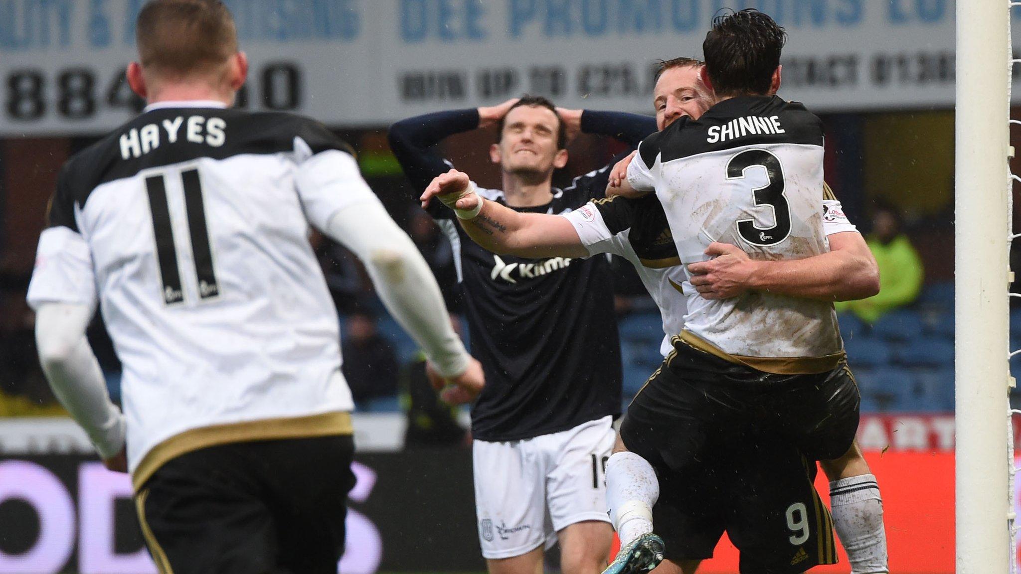 Aberdeen beat Dundee 2-0