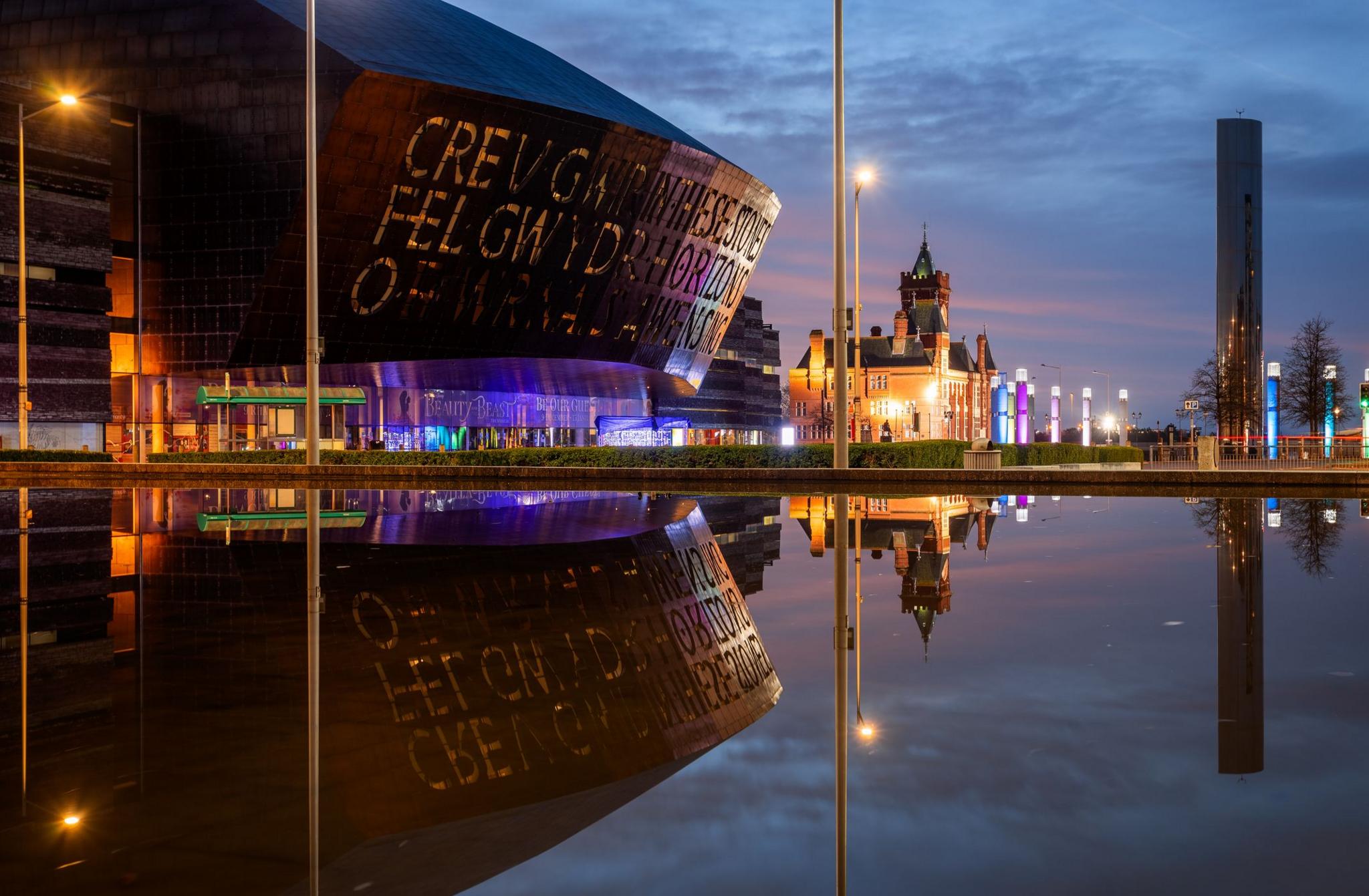 Wales Millennium Centre in Cardiff. 