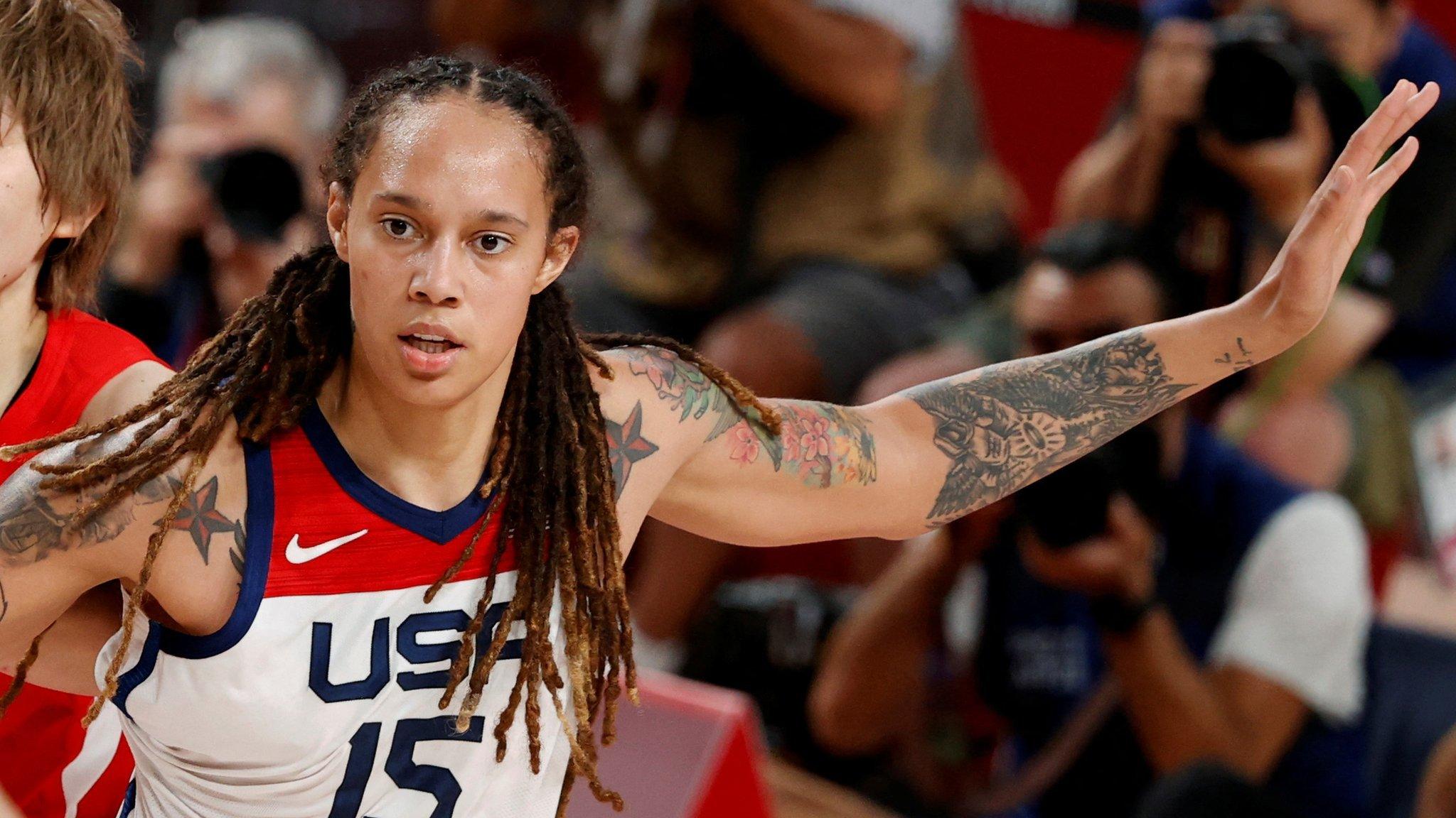 Brittney Griner in action for the US national team