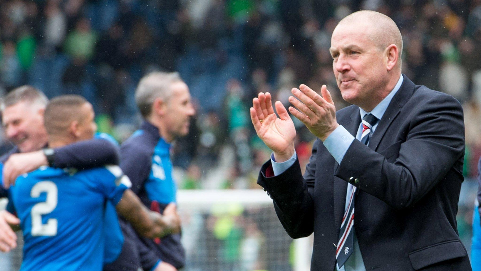 Rangers manager Mark Warburton