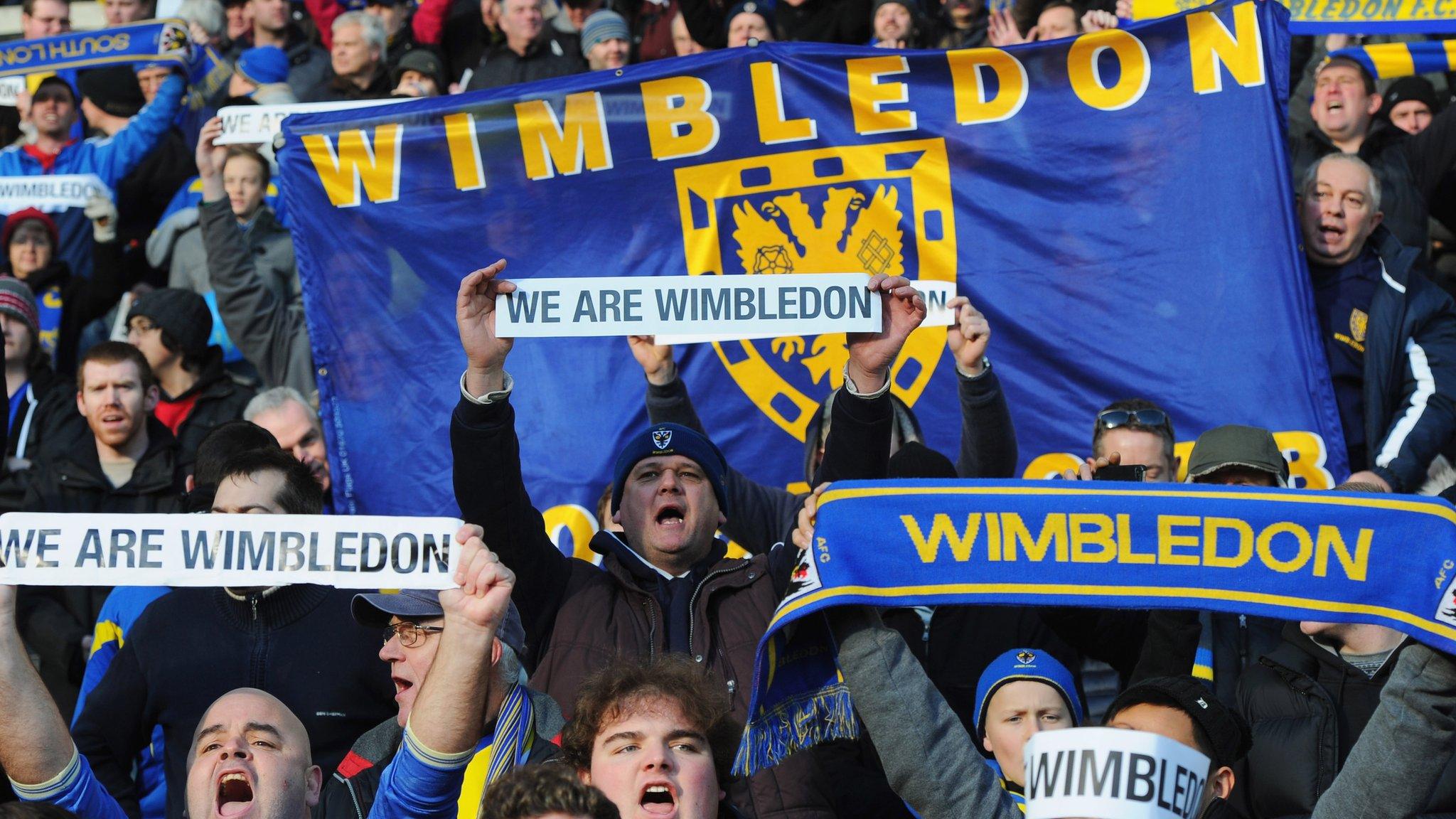 AFC Wimbledon fans