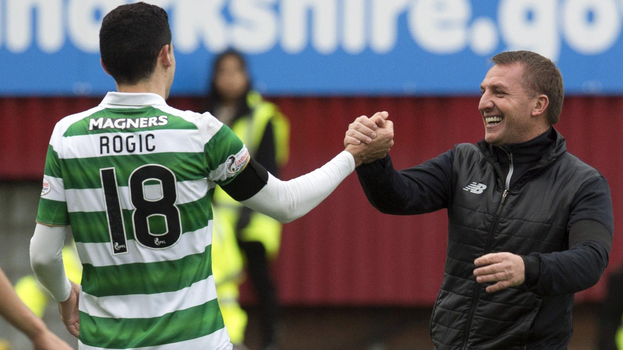 Tom Rogic and Brendan Rodgers