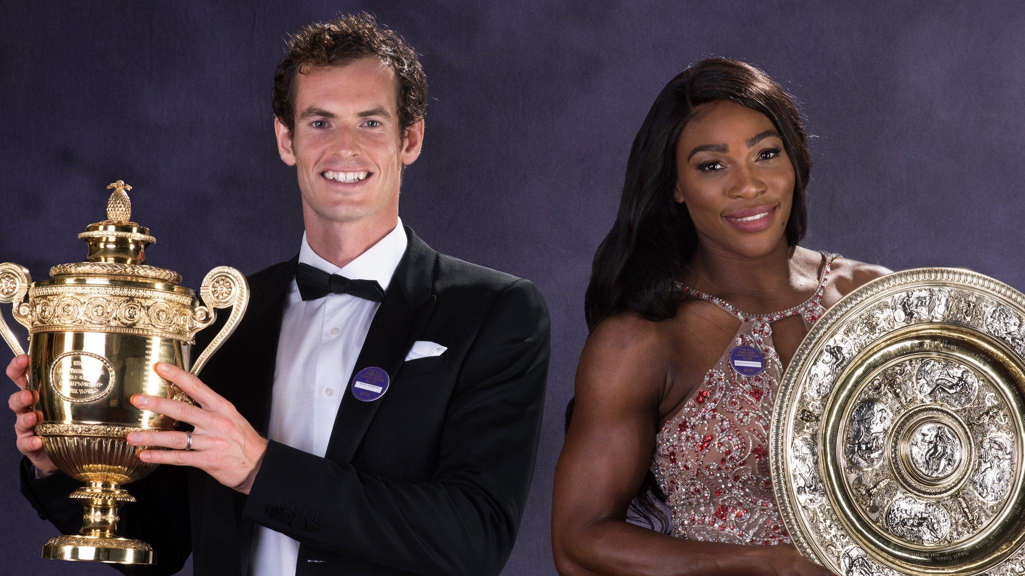 Andy Murray and Serena Williams