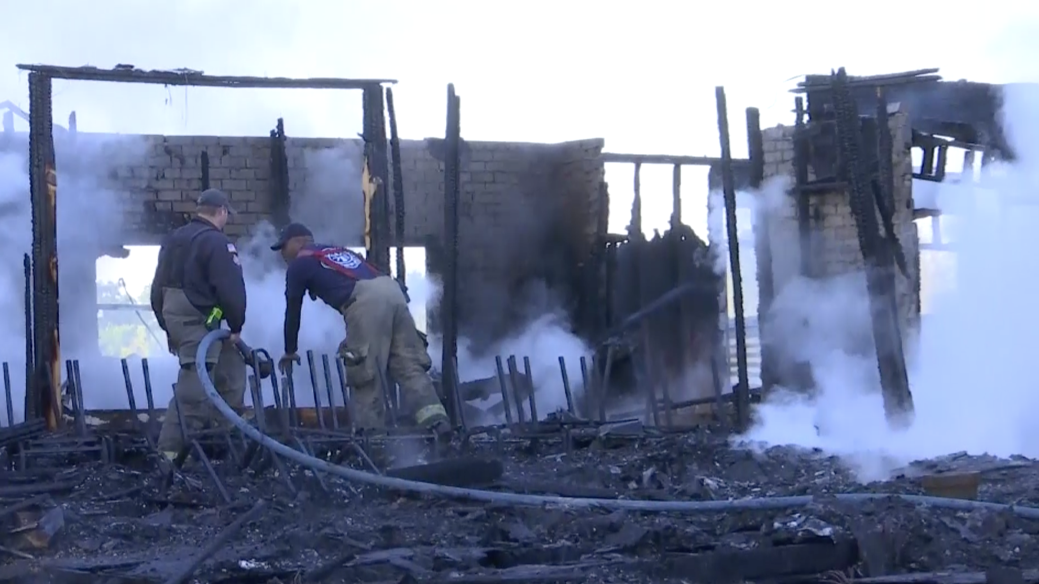 Church destroyed by fires in Louisiana.