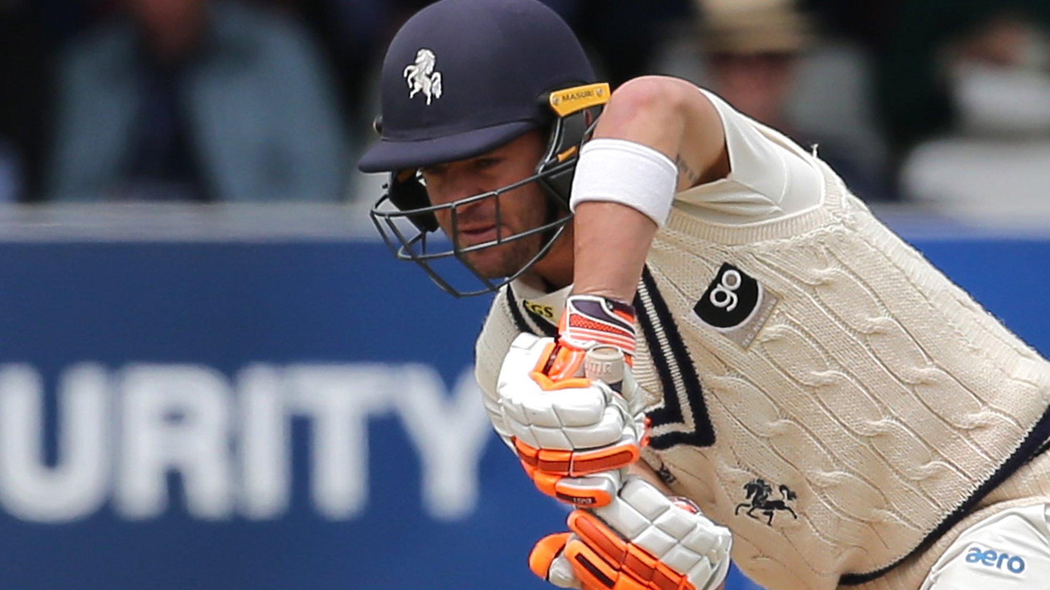 Heino Kuhn batting for Kent