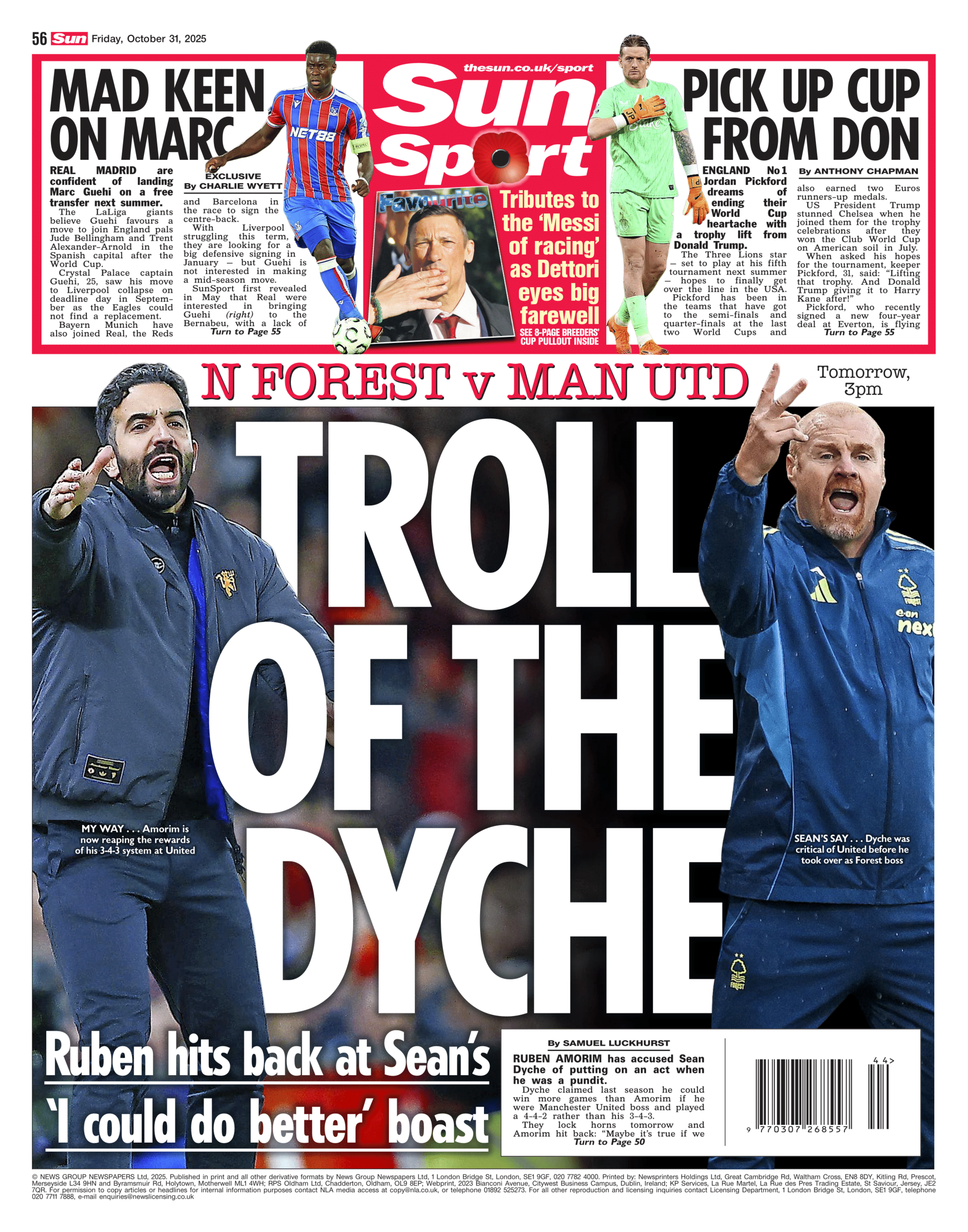 Sun back page