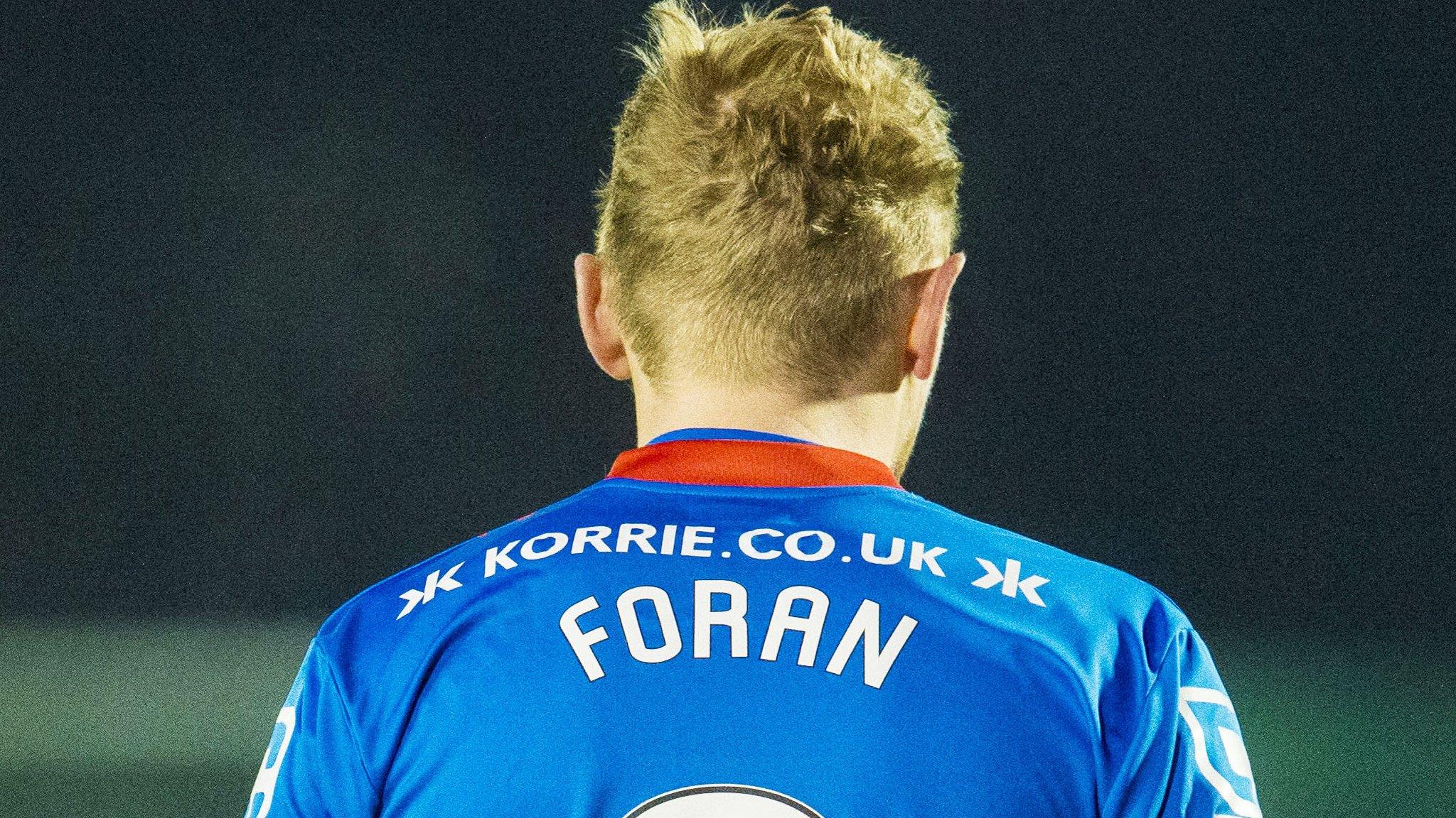 Inverness Caledonian Thistle striker Richie Foran