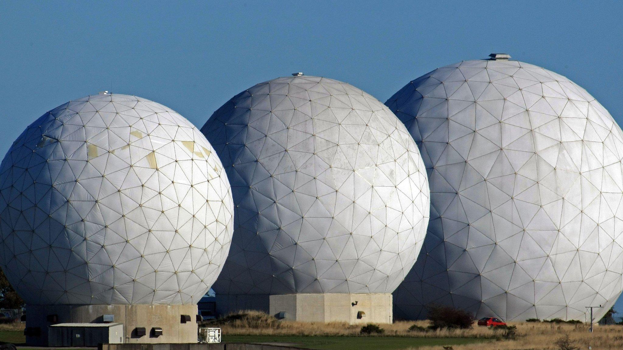 GCHQ radar domes