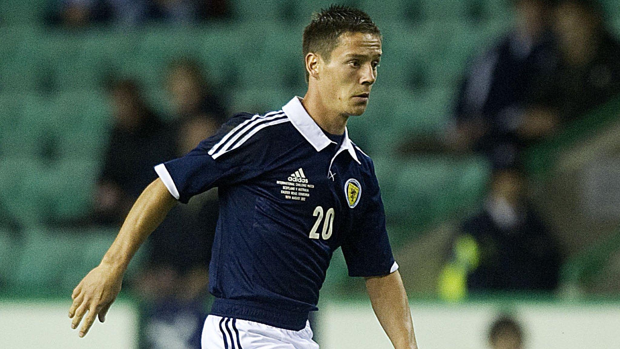 Ian Black was capped once for Scotland in a friendly against Australia