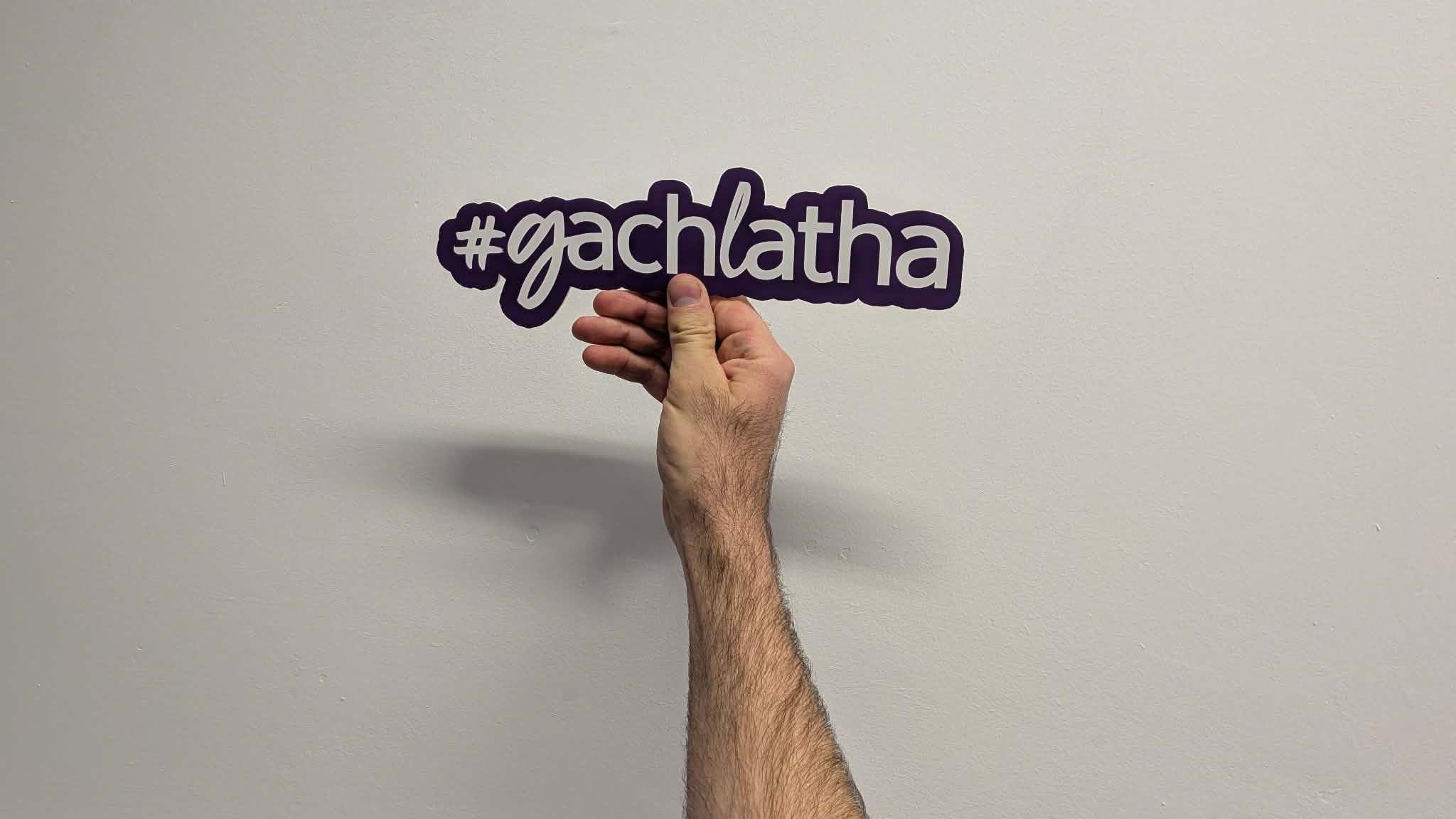 Làmh a' cumail suas soidhne #gachlatha