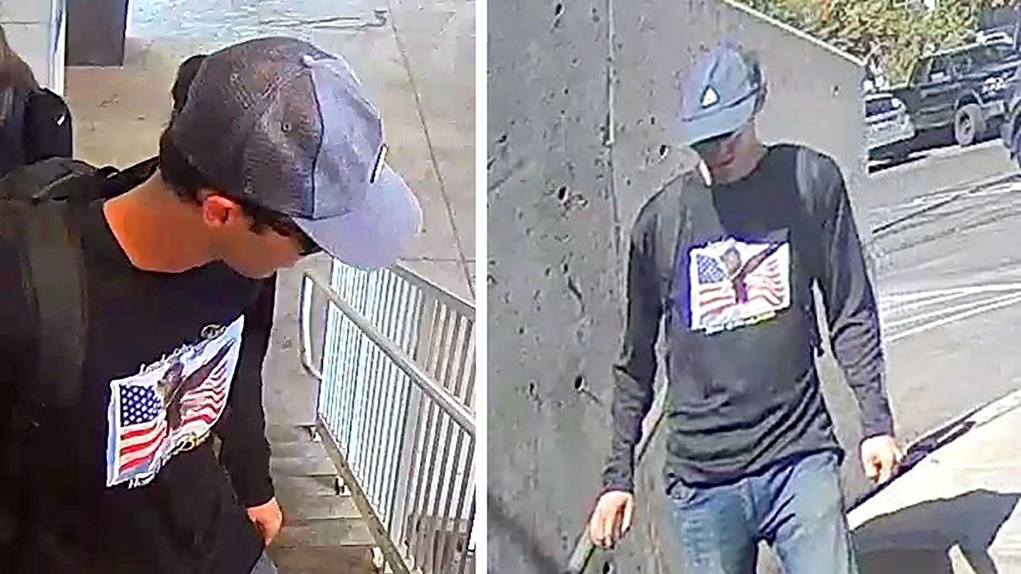FBI handout of somebody they identified as a "person of interest"