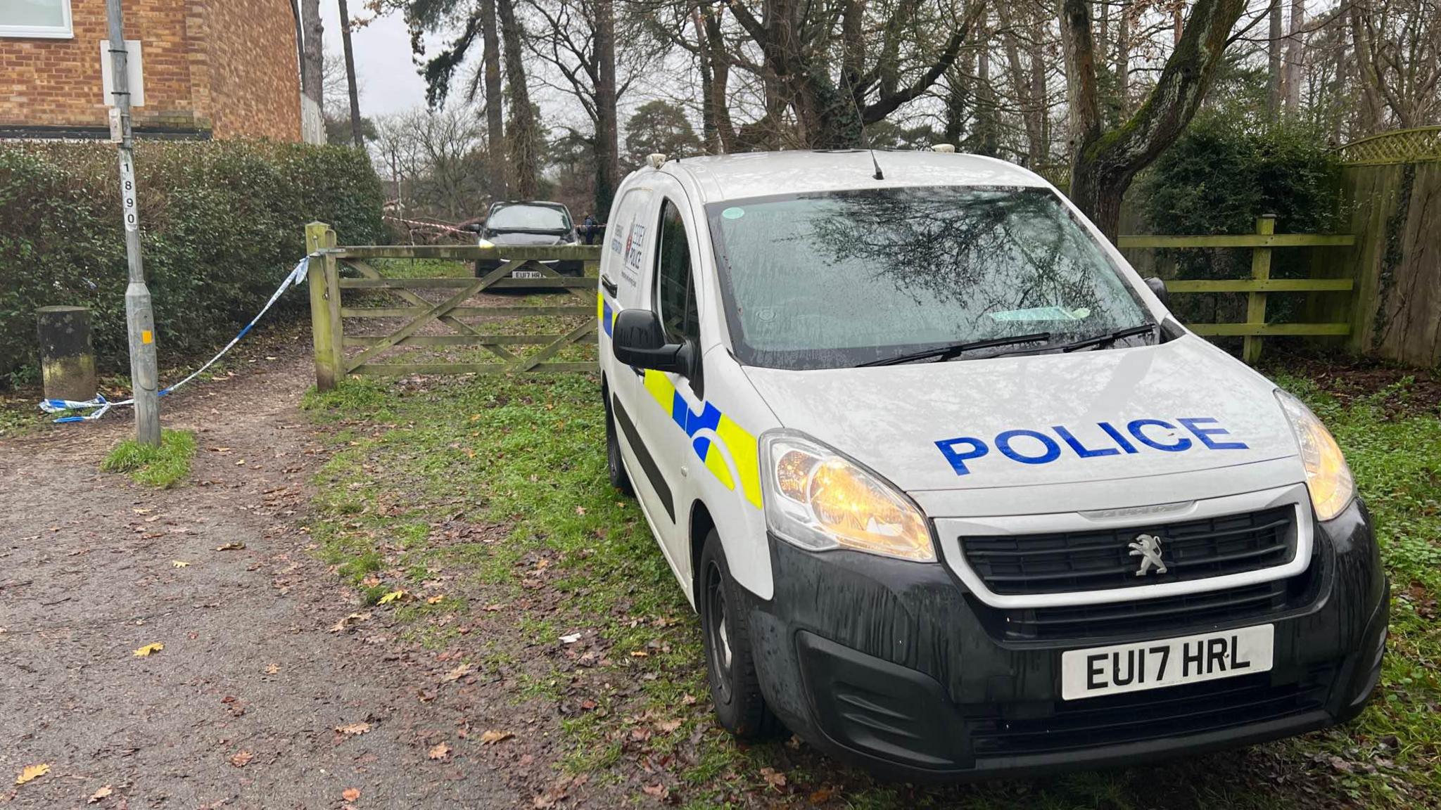 Police at Oakwood Pond in Harlow