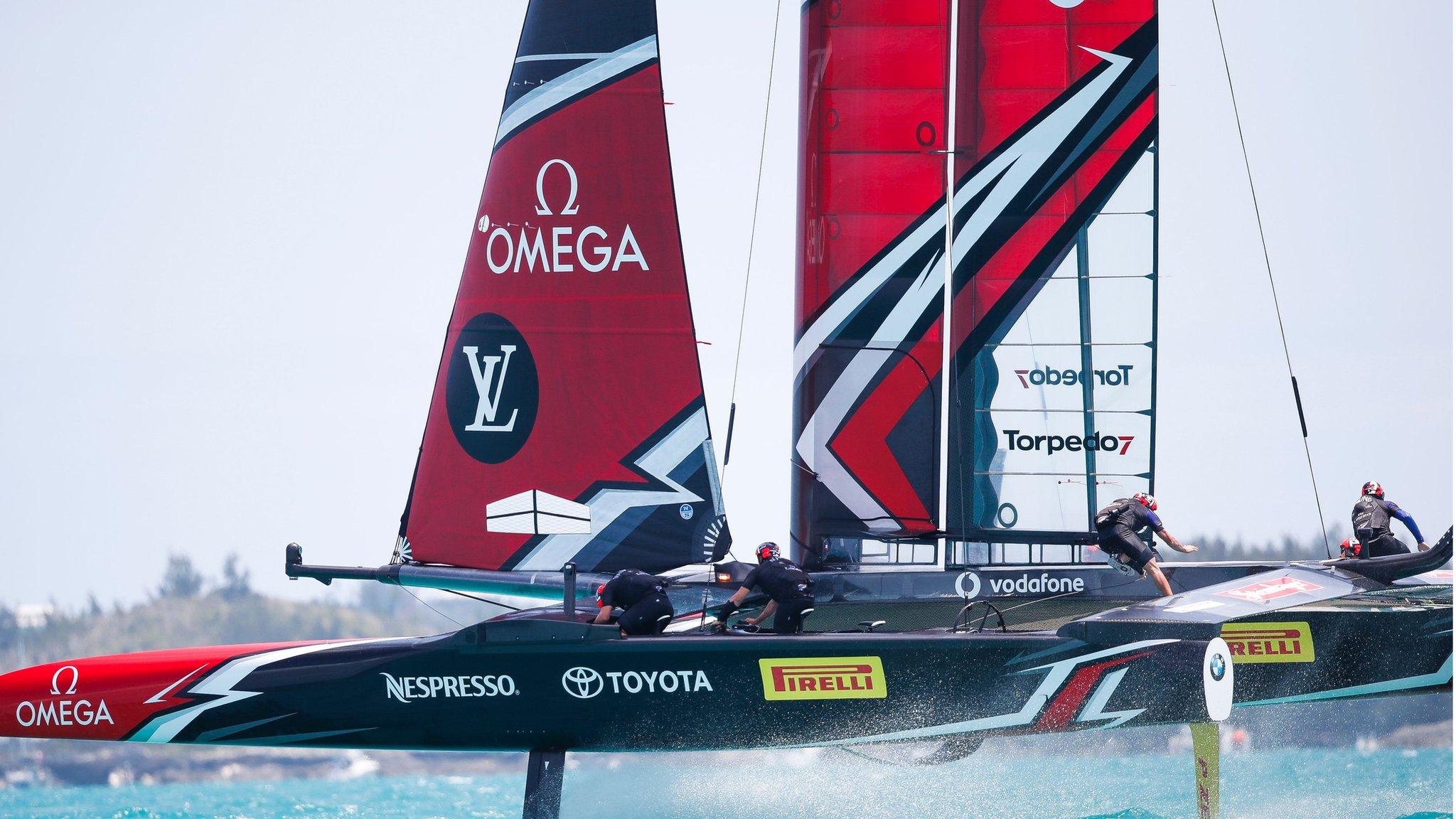 New Zealand compete at the 2017 America's Cup