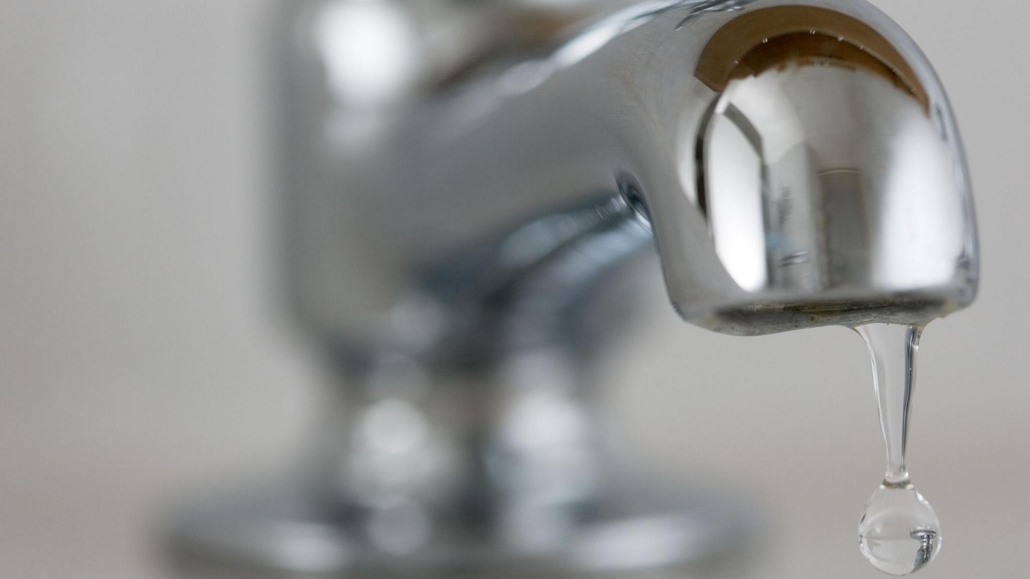 A close-up picture of a tap.