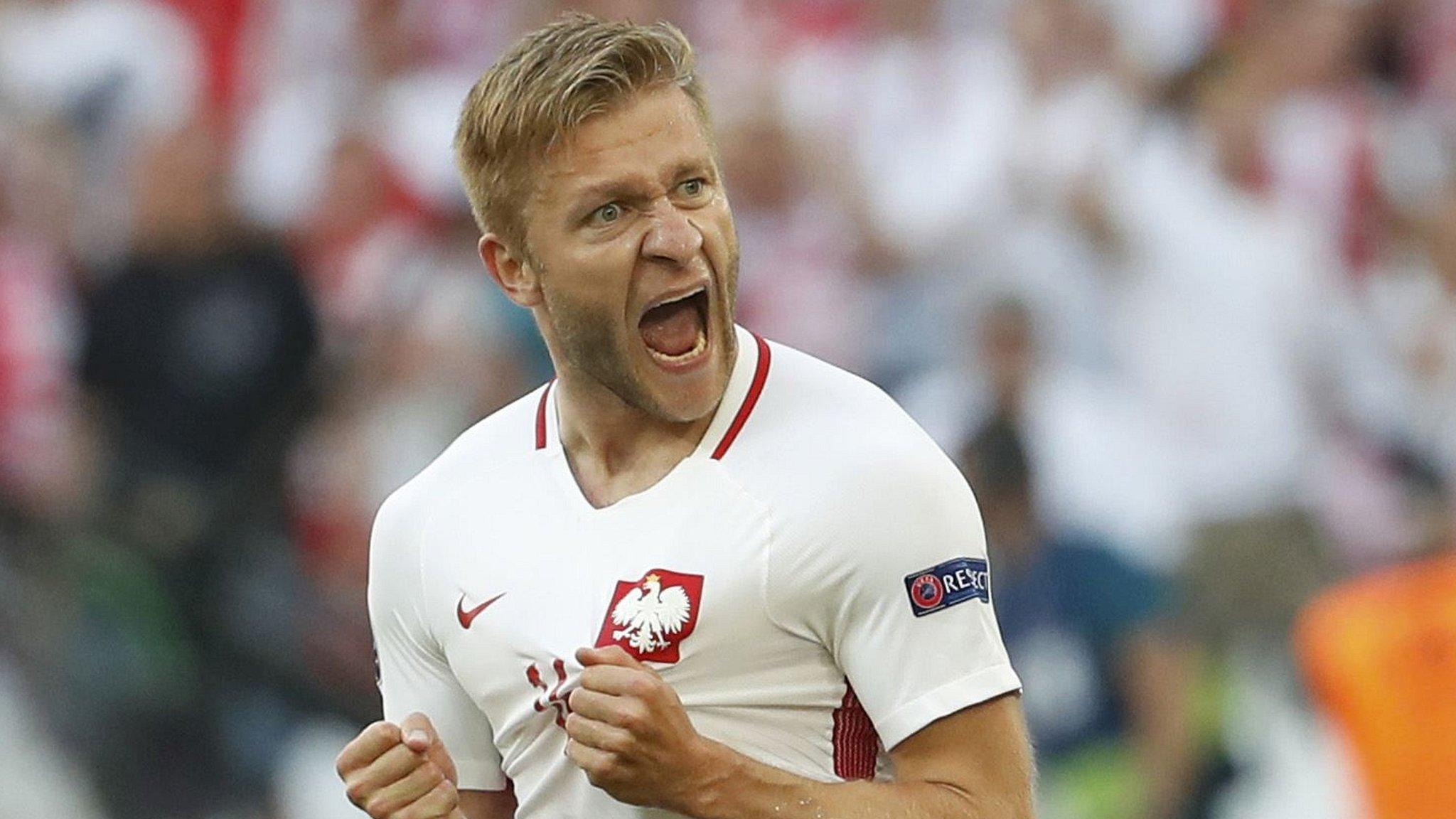 Poland goalscorer Jakub Blaszczykowski