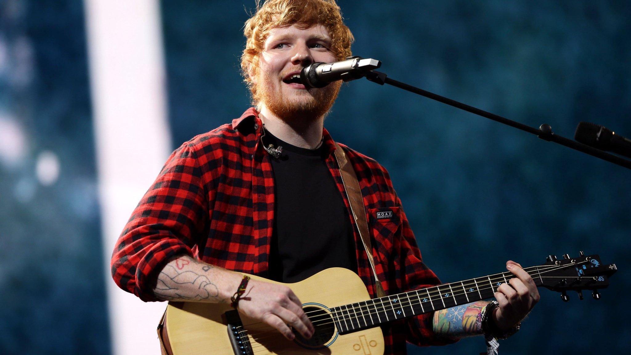 Ed Sheeran at Glastonbury