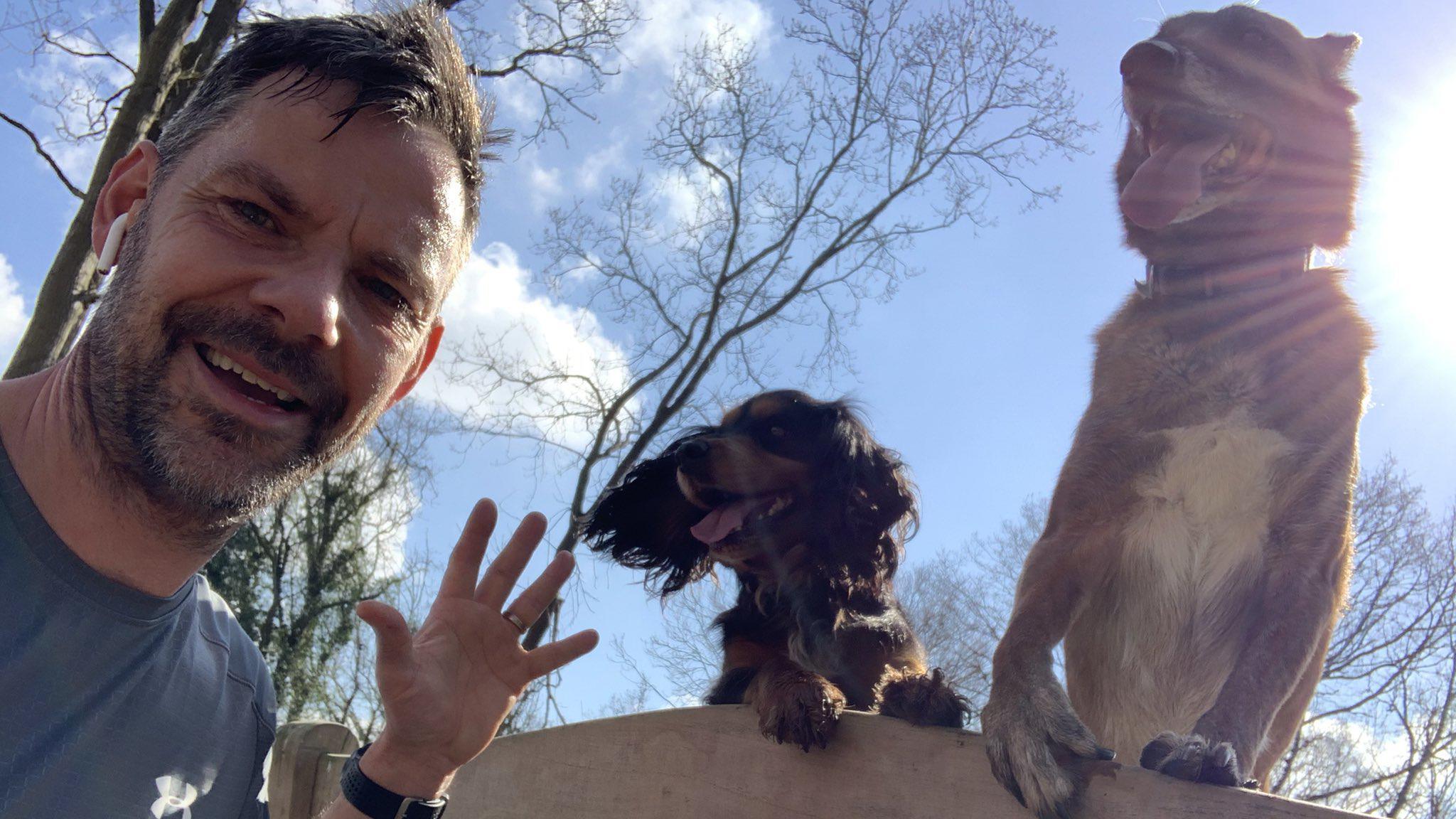 Mat and his dogs