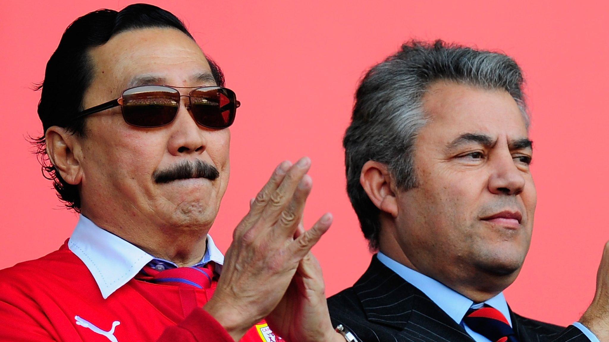 Vincent Tan (left) with Mehmet Dalman