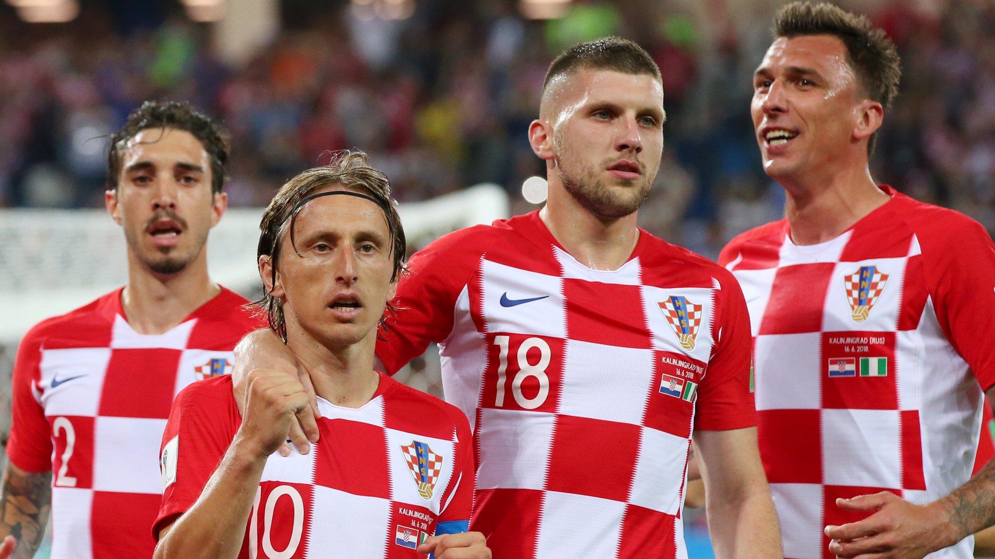 Croatia celebrate