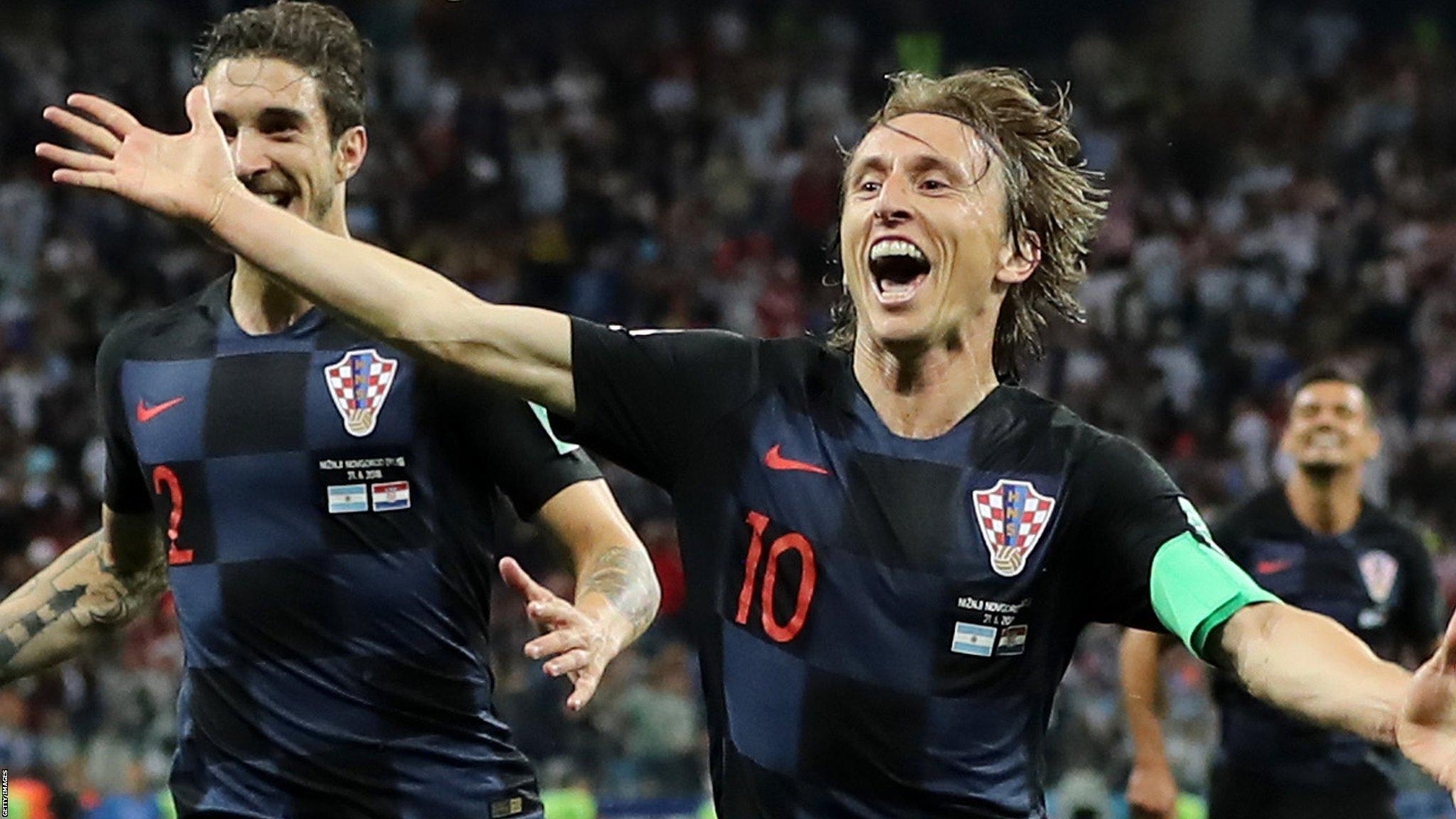 Croatia's Luka Modric