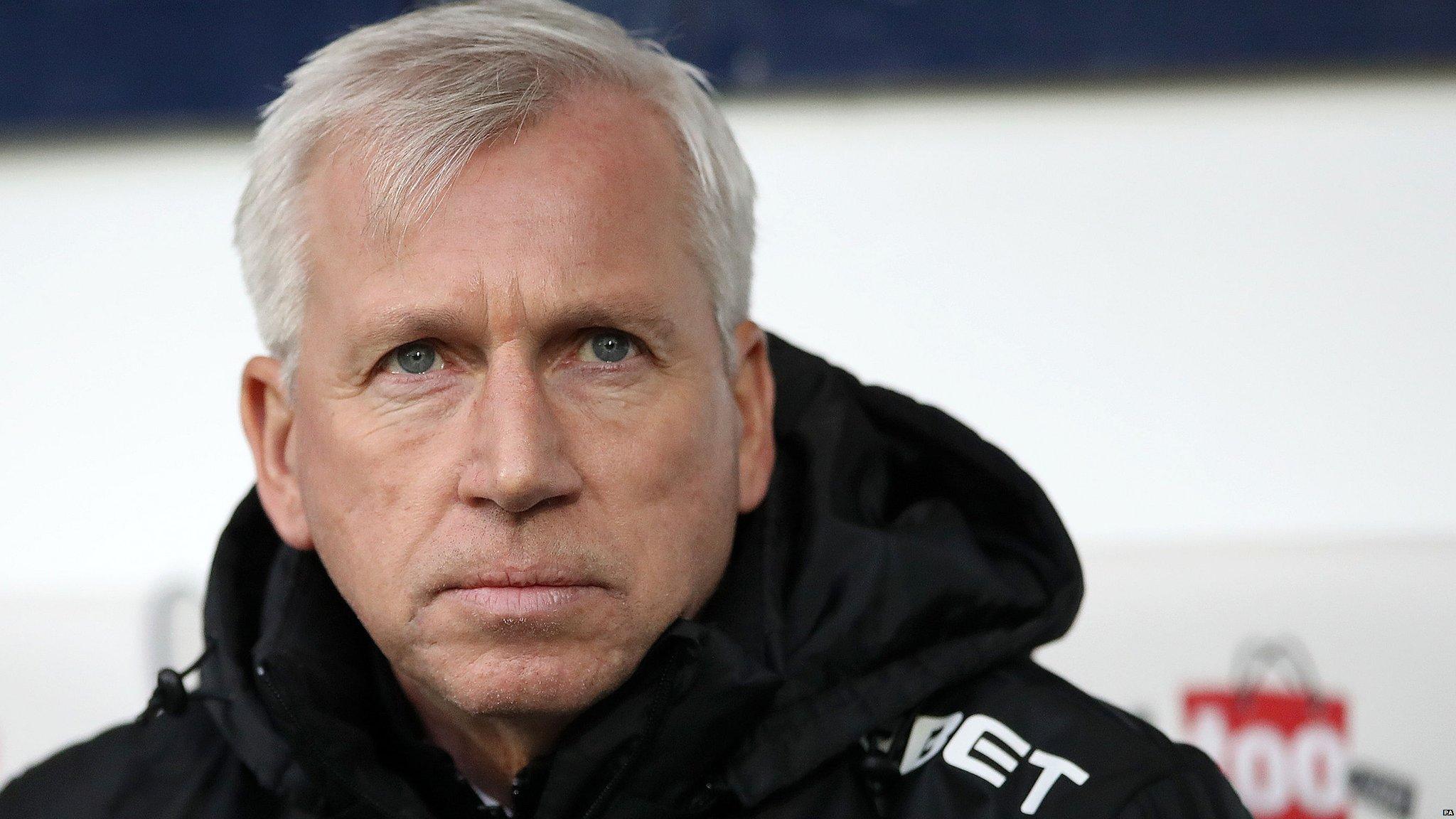 West Brom manager Alan Pardew