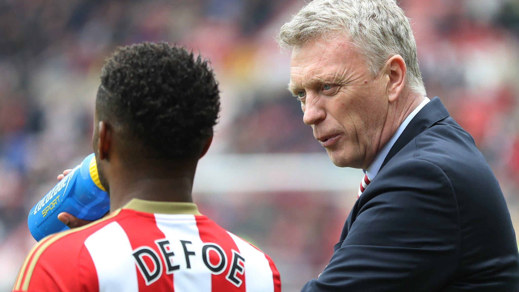 David Moyes and Jermain Defoe