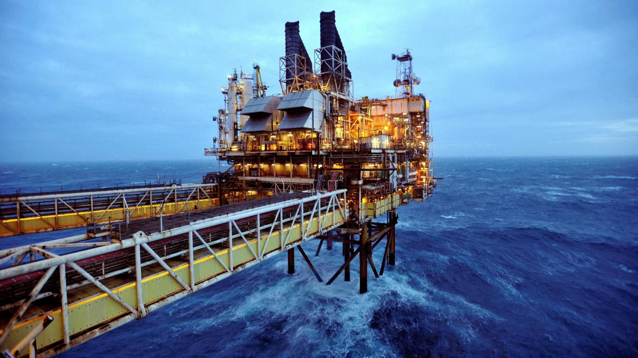 North Sea platform