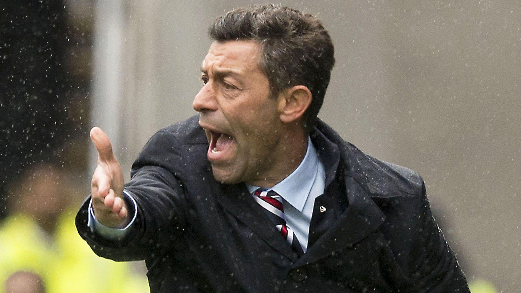 Rangers manager Pedro Caixinha