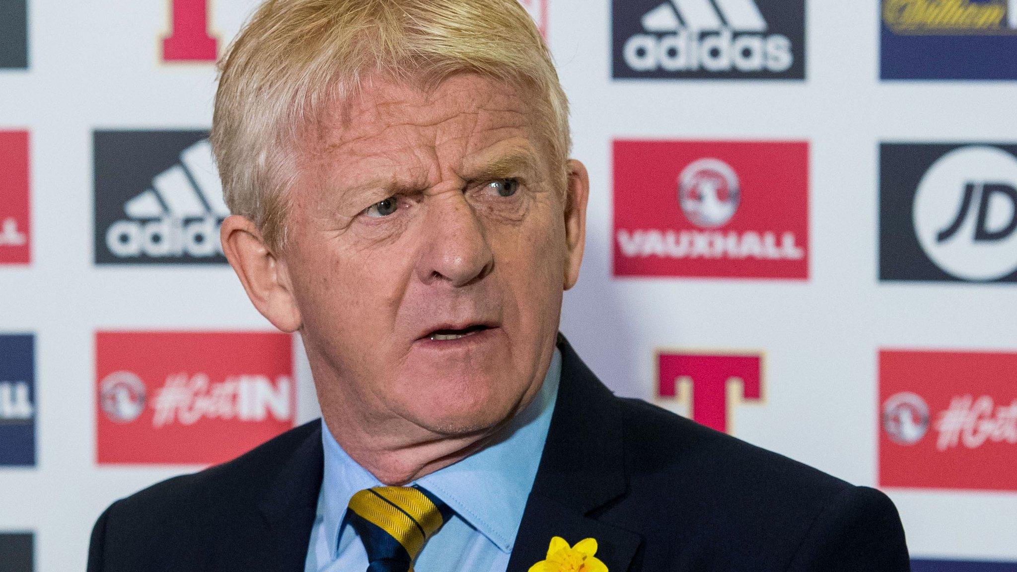 Scotland head coach Gordon Strachan