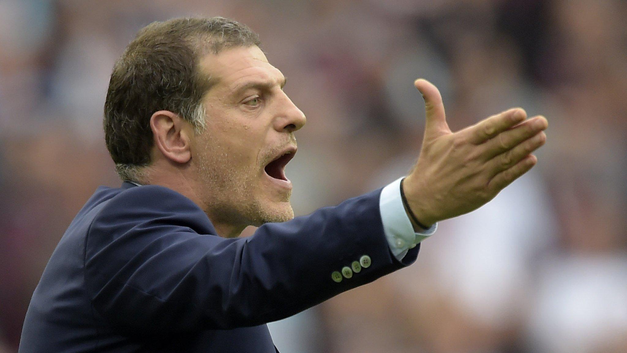 West Ham manager Slaven Bilic