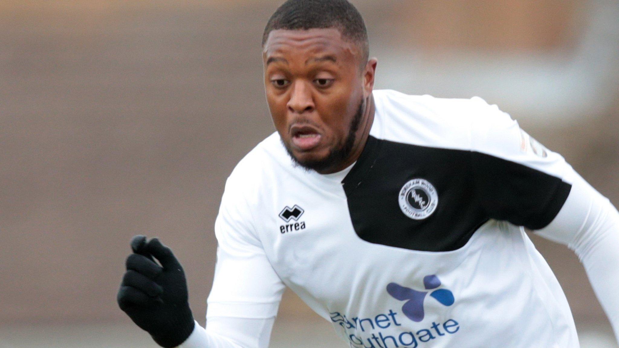 Morgan Ferrier in action for Boreham Wood