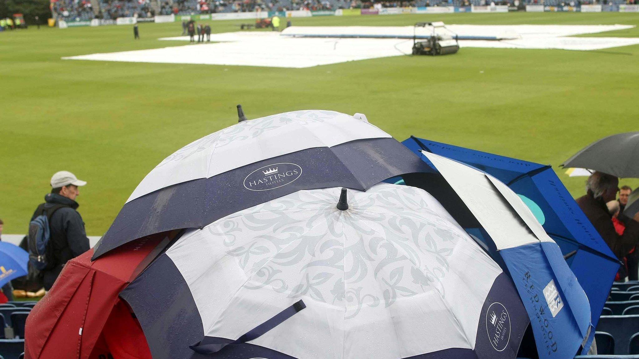 Rain prevented play in the opening ODI between Ireland and Afghanistan in Belfast