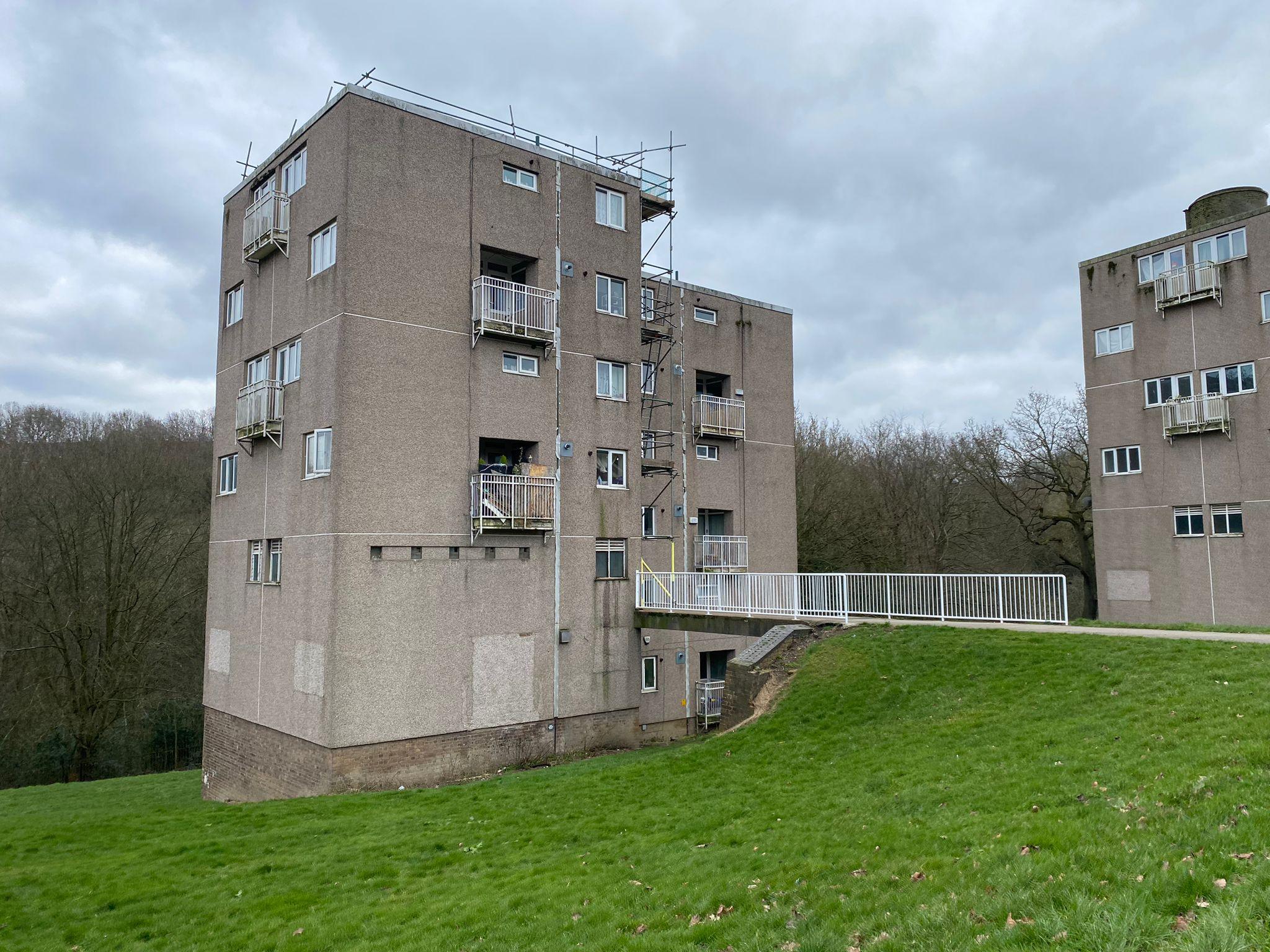 Council tower blocks on Ironside Road