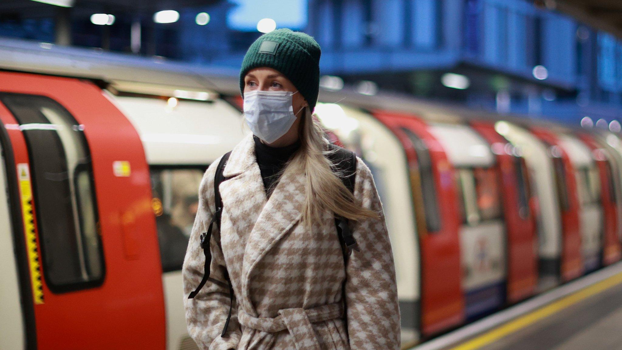 Woman on Tube