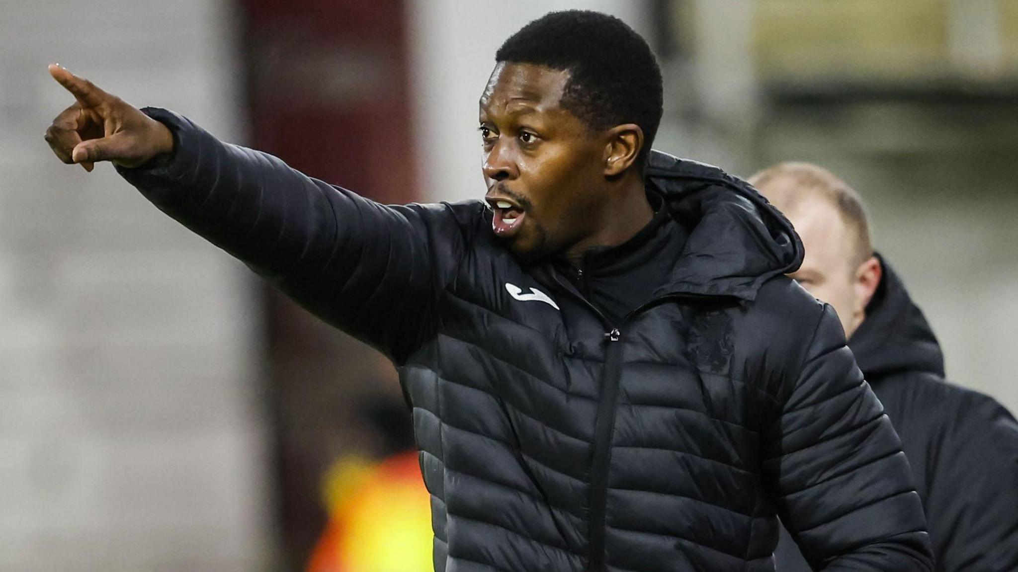 Livingston manager Marvin Bartley