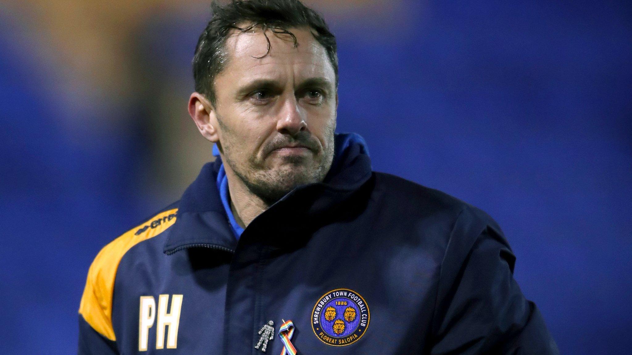 Paul Hurst's Shrewsbury Town have won 20 of his 44 matches in charge since he was appointed on 23 October 2016