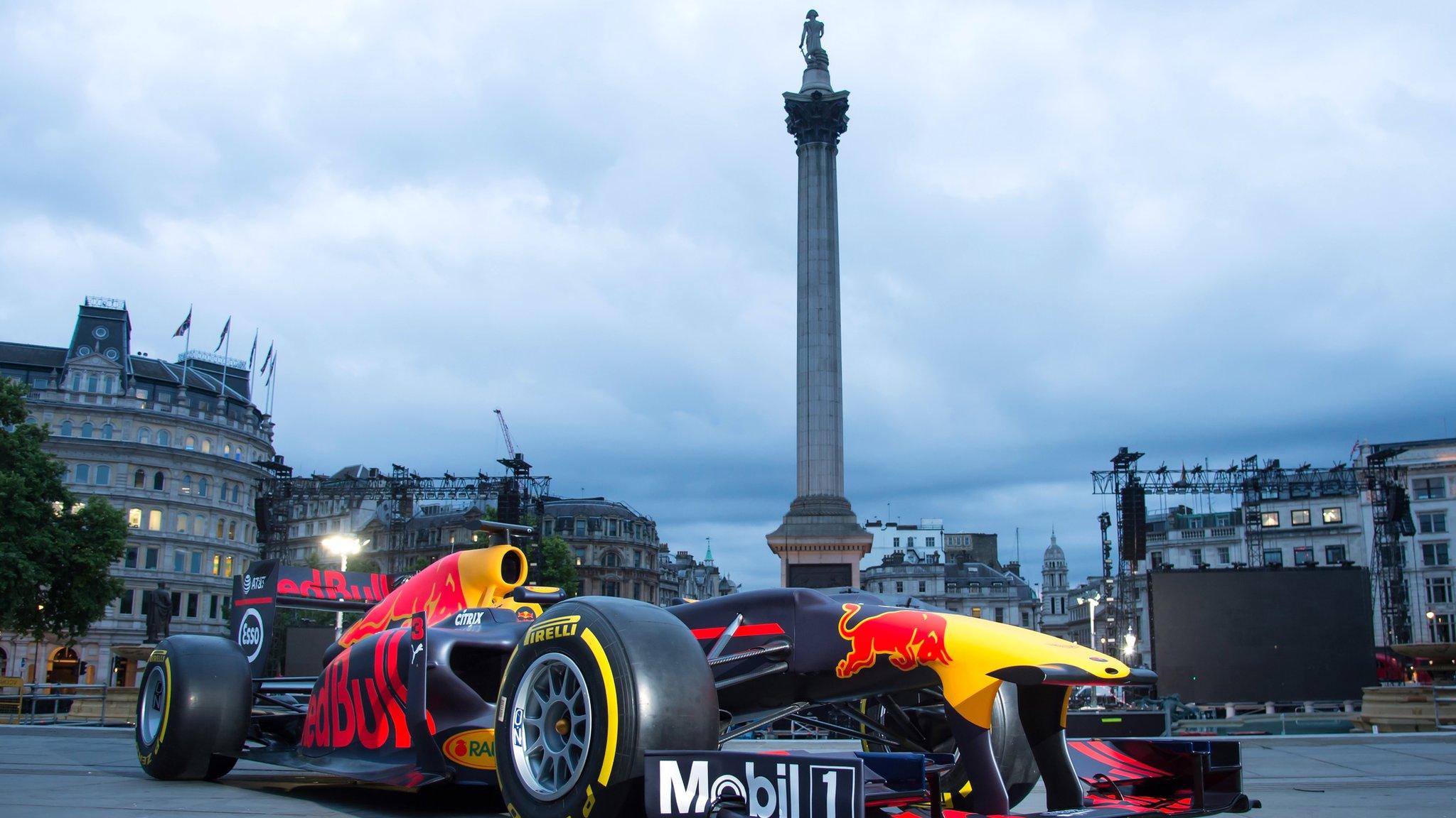 F1 in Trafalgar sqaure