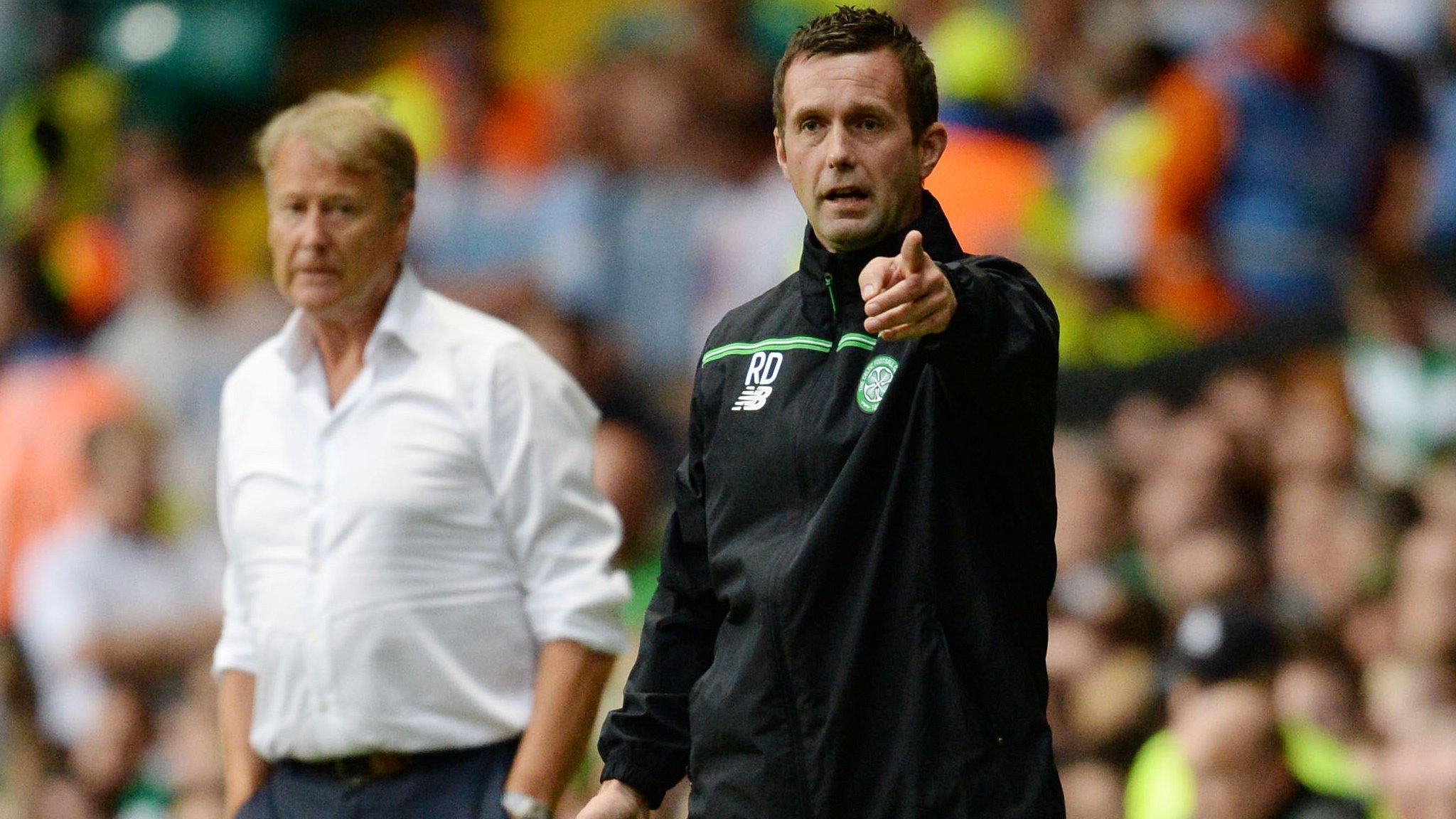 Age Hareide and Ronny Deila